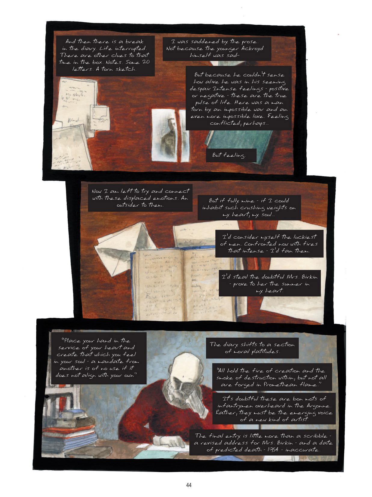 Read online The Red Diary / The Re[a]d Diary comic -  Issue # TPB - 119