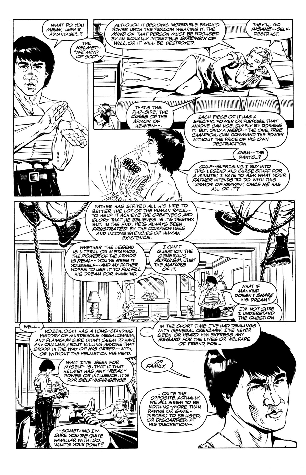 Read online Jackie Chan's Spartan X: Hell Bent Hero For Hire comic -  Issue #4 - 18