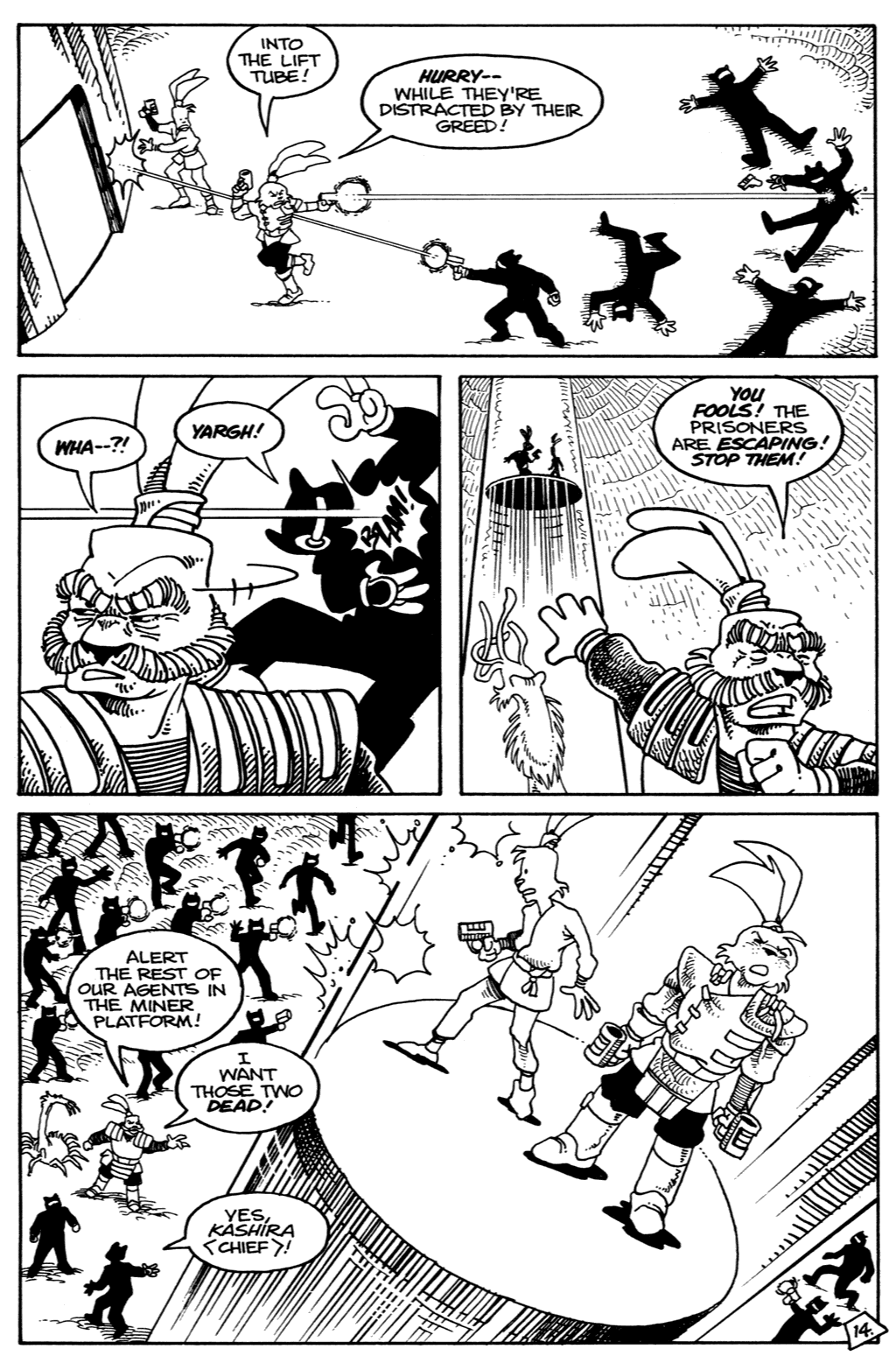 Read online Space Usagi comic -  Issue #3 - 16