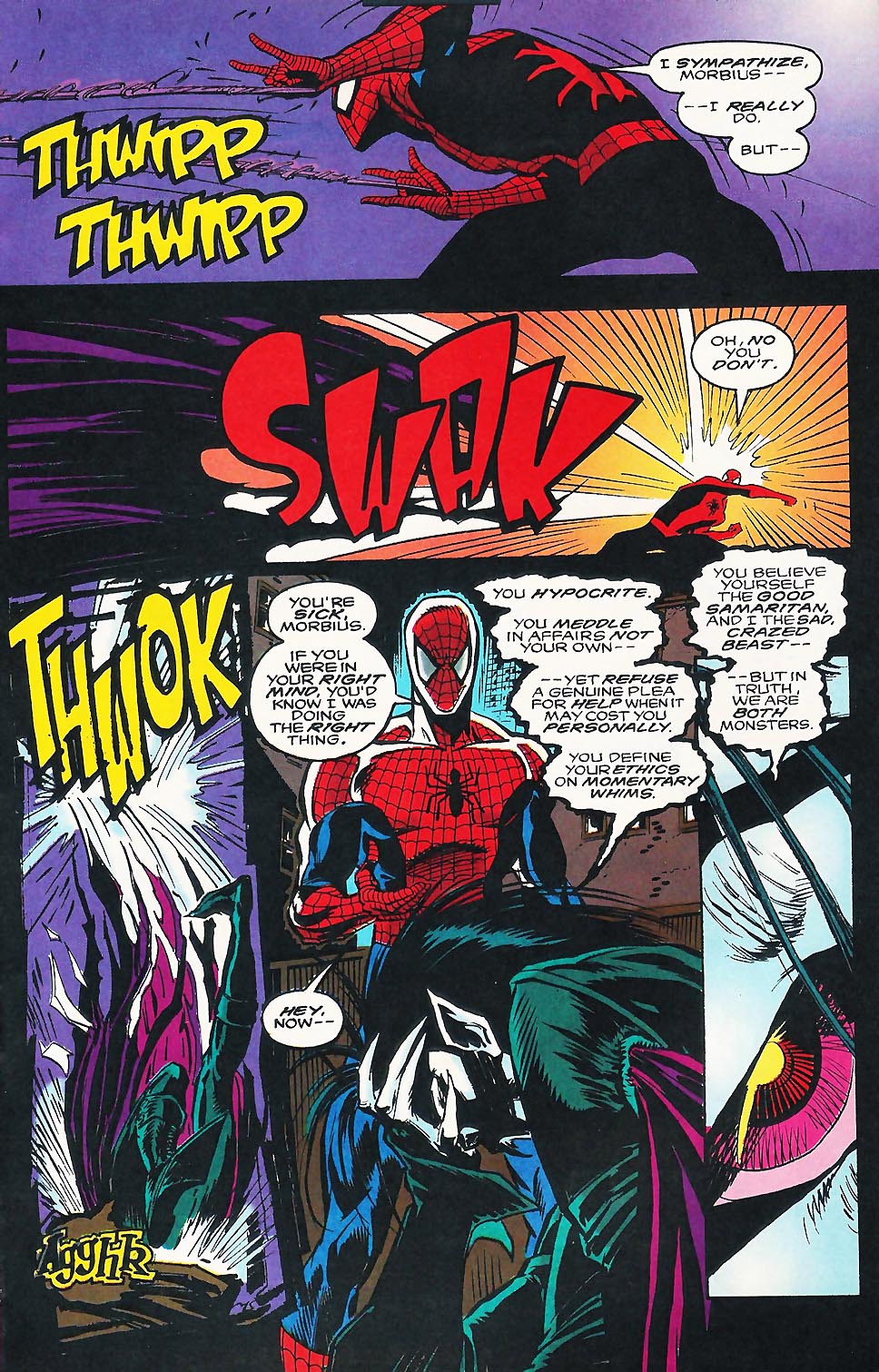 Read online Morbius: The Living Vampire (1992) comic -  Issue #3 - 10