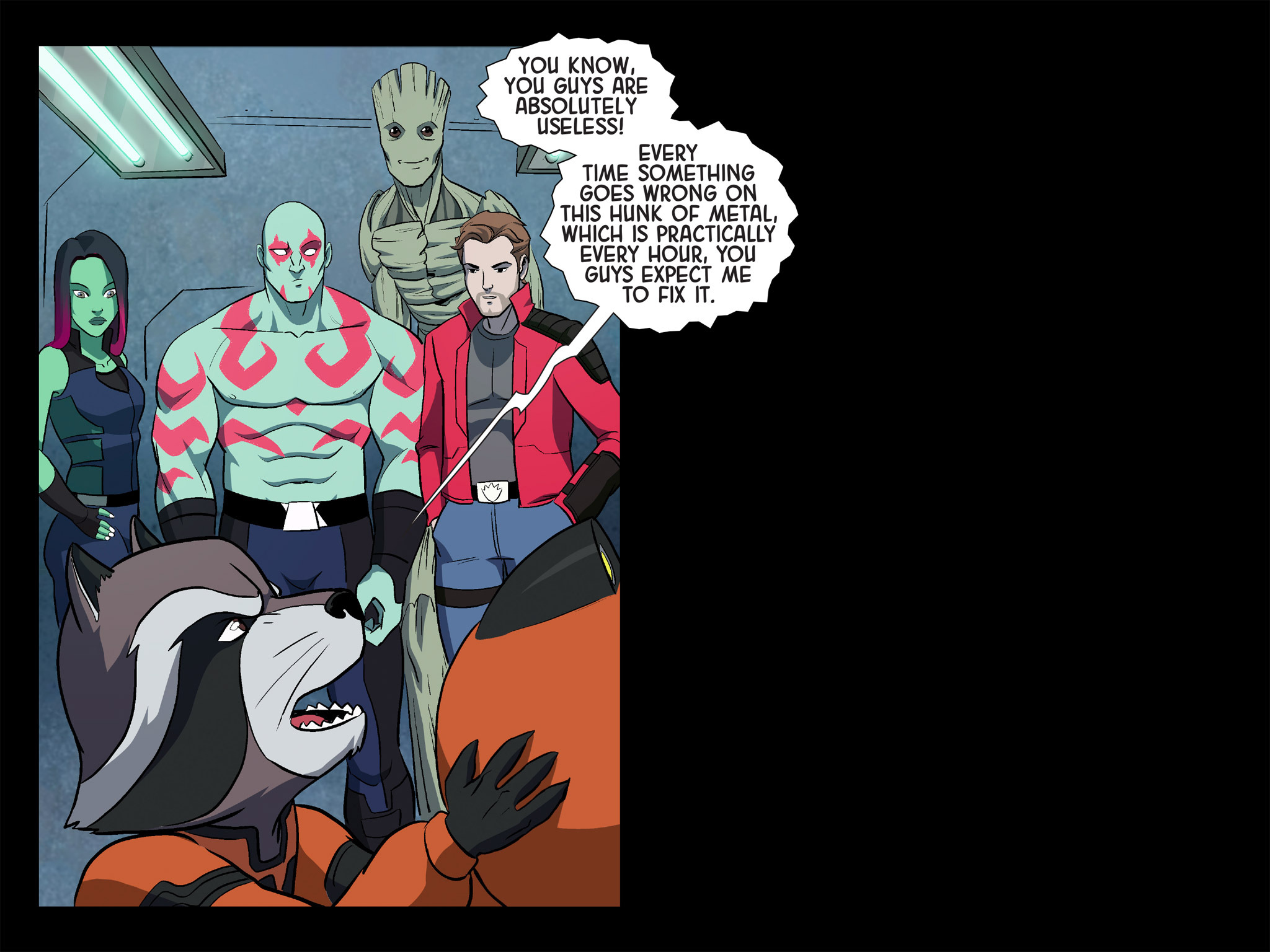 Read online Guardians of the Galaxy: Awesome Mix Infinite Comic comic -  Issue #6 - 11