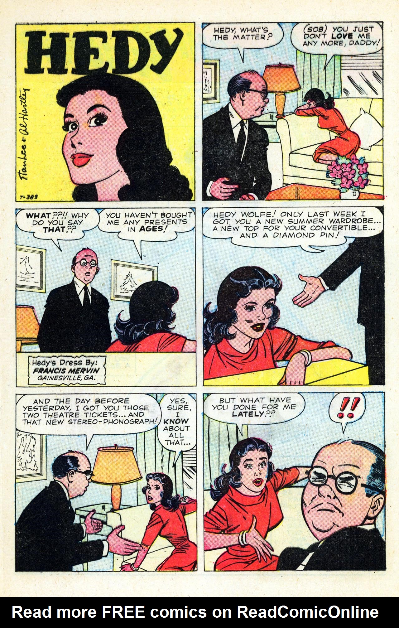 Read online Patsy and Hedy comic -  Issue #66 - 17