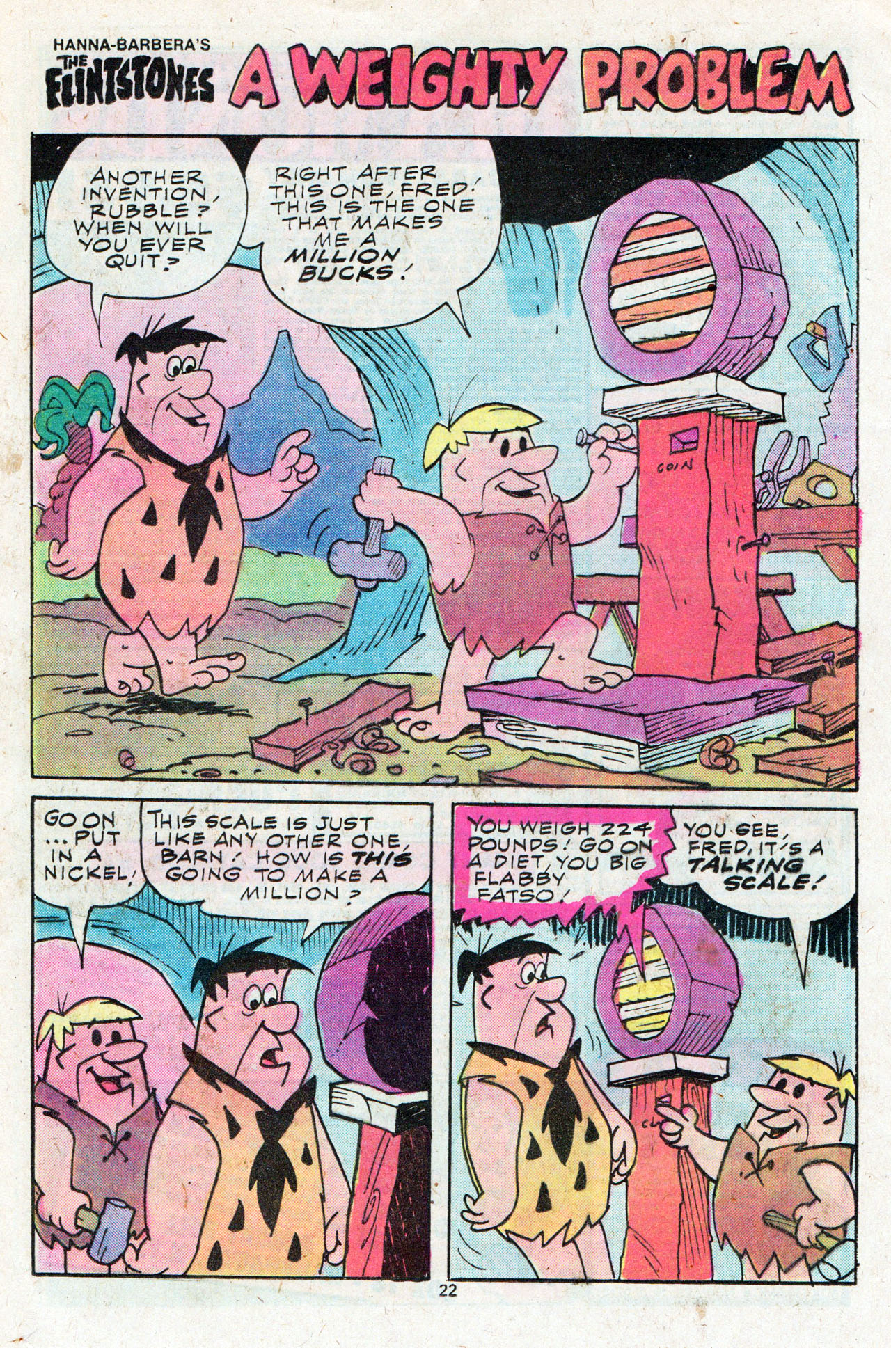 Read online The Flintstones (1977) comic -  Issue #4 - 24