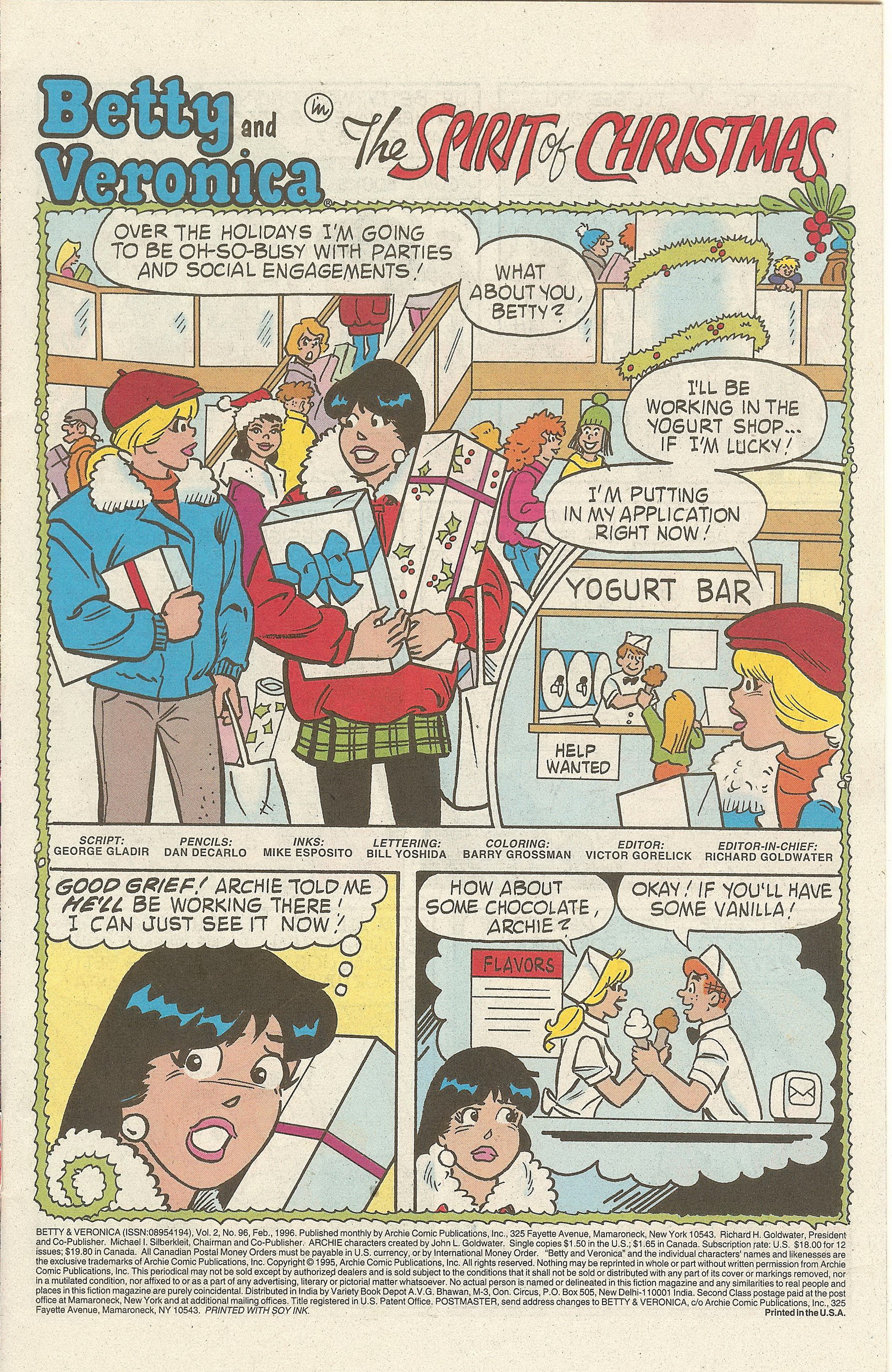 Read online Betty and Veronica (1987) comic -  Issue #96 - 3