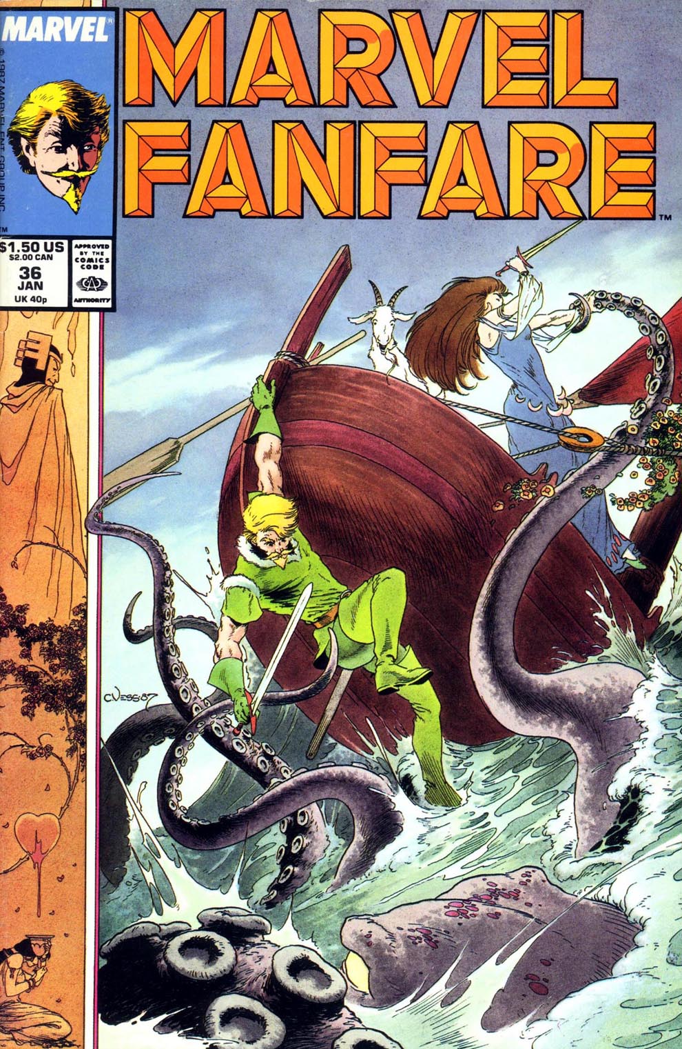 Read online Marvel Fanfare (1982) comic -  Issue #36 - 1