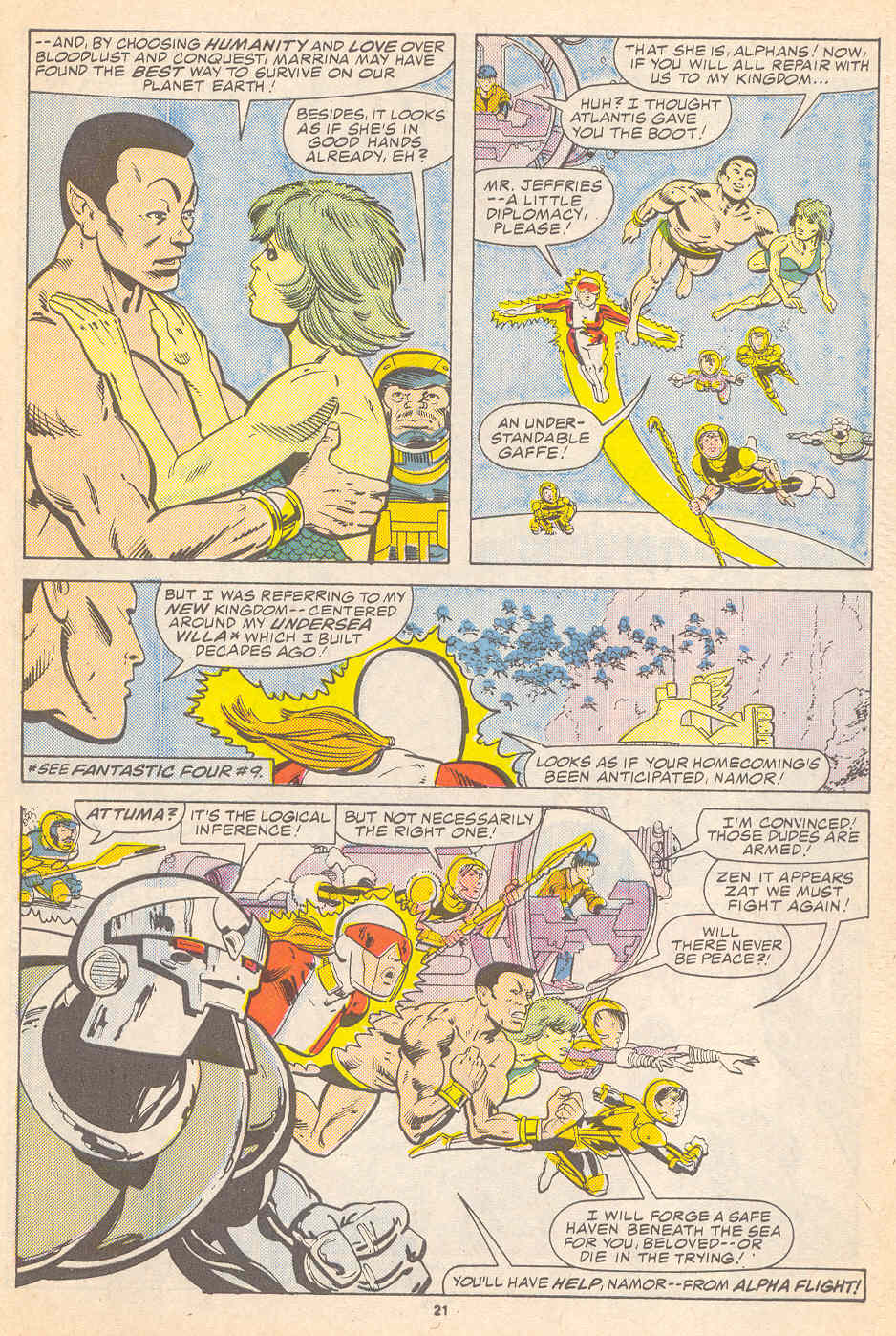 Read online Alpha Flight (1983) comic -  Issue #40 - 22