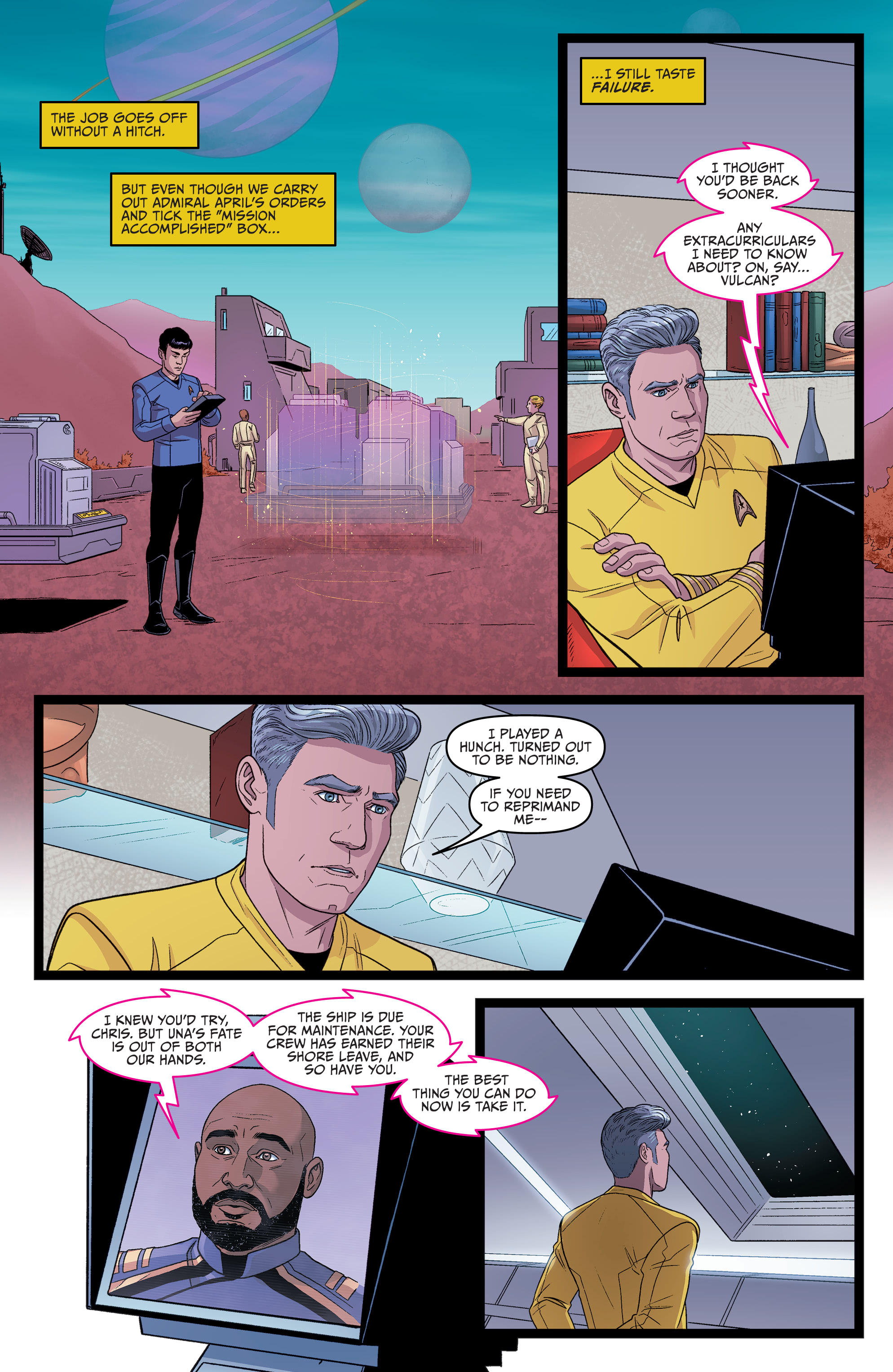 Read online Star Trek: Strange New Worlds - The Illyrian Enigma comic -  Issue #4 - 21