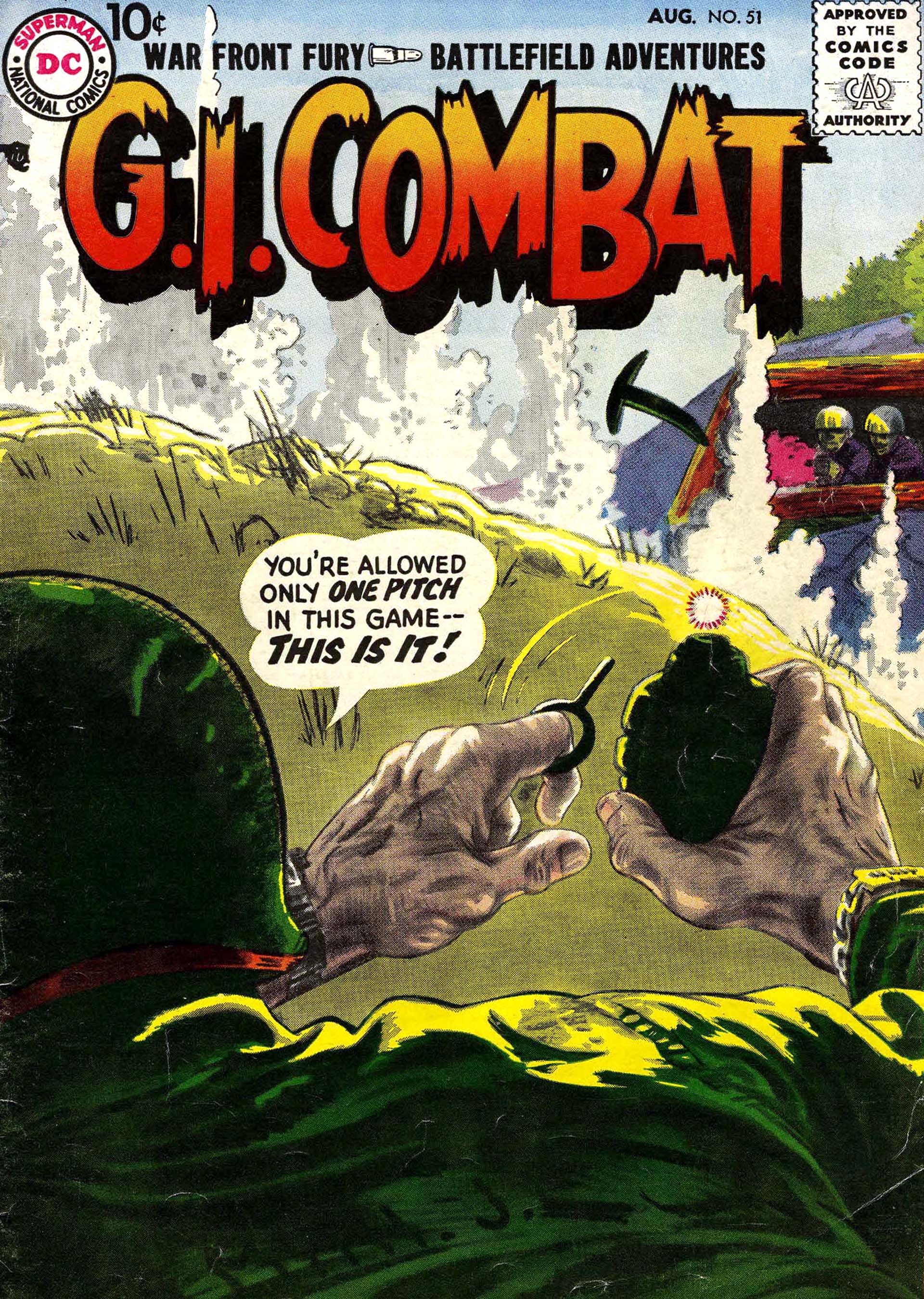 Read online G.I. Combat (1952) comic -  Issue #51 - 1