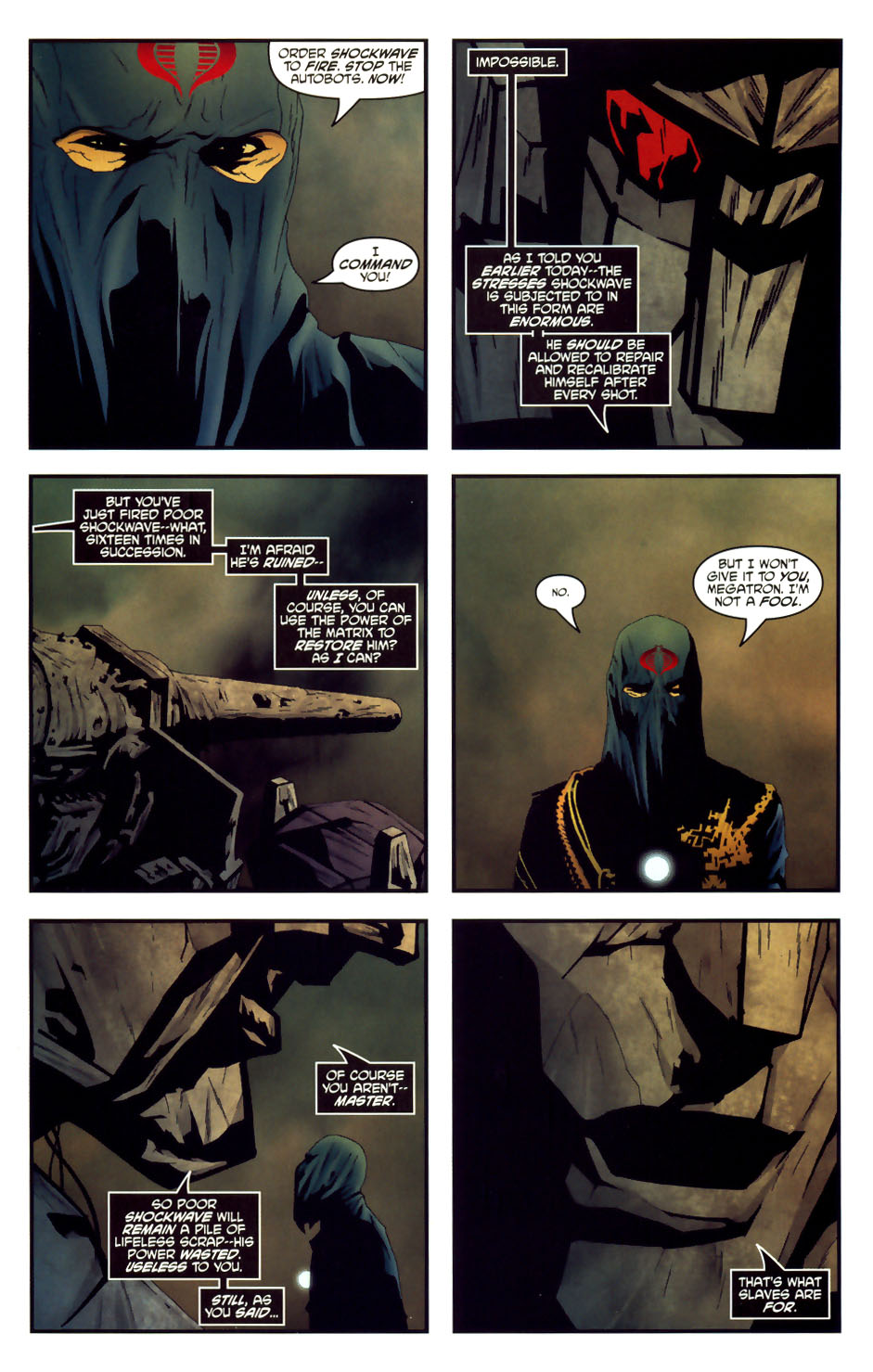 Read online Transformers/G.I. Joe comic -  Issue #6 - 12