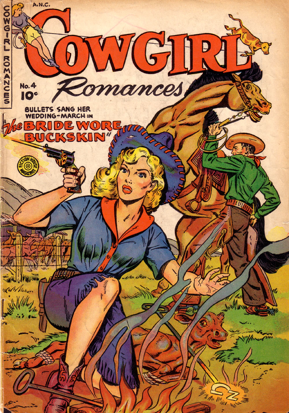 Read online Cowgirl Romances (1950) comic -  Issue #4 - 1