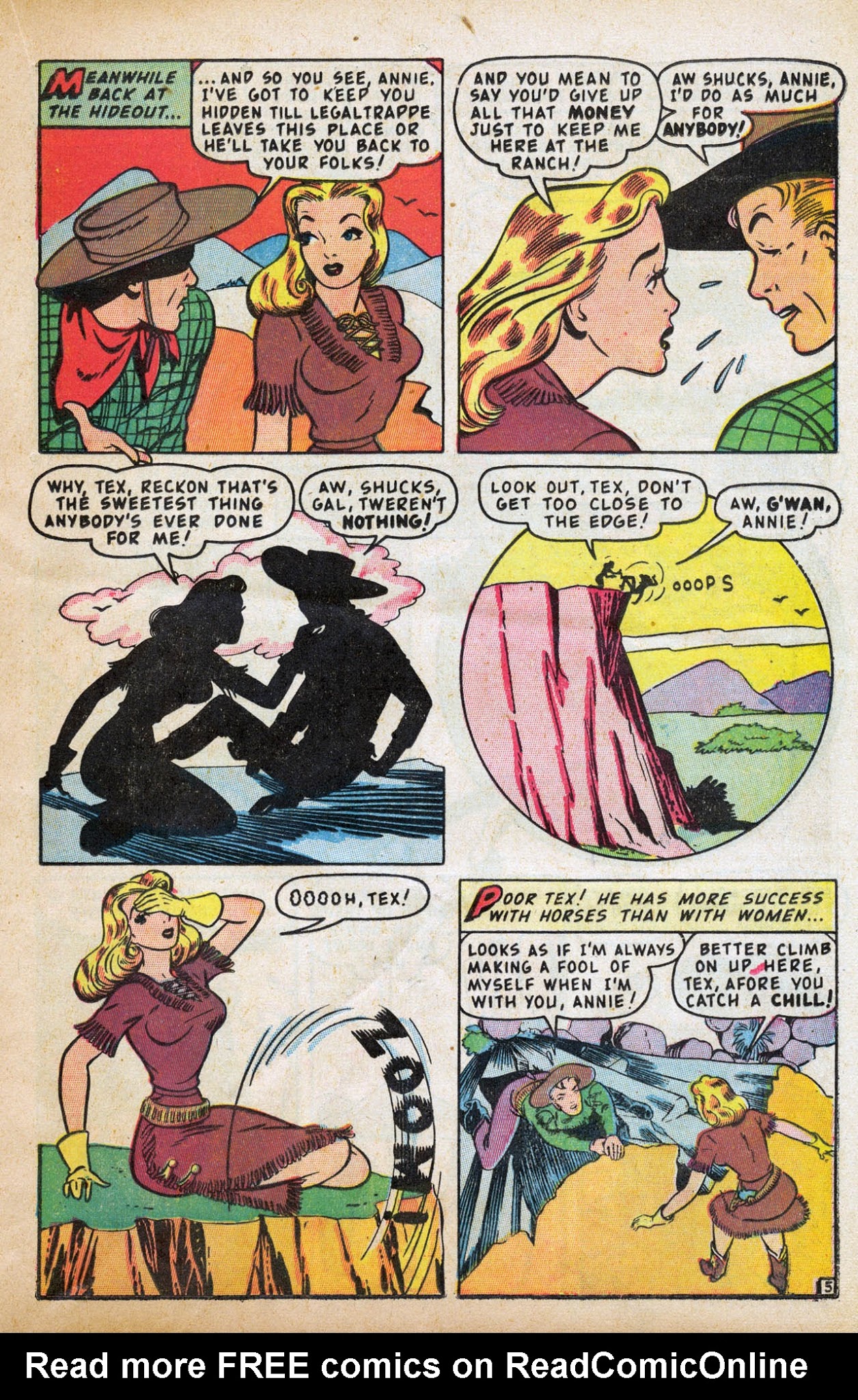 Read online Annie Oakley comic -  Issue #1 - 15