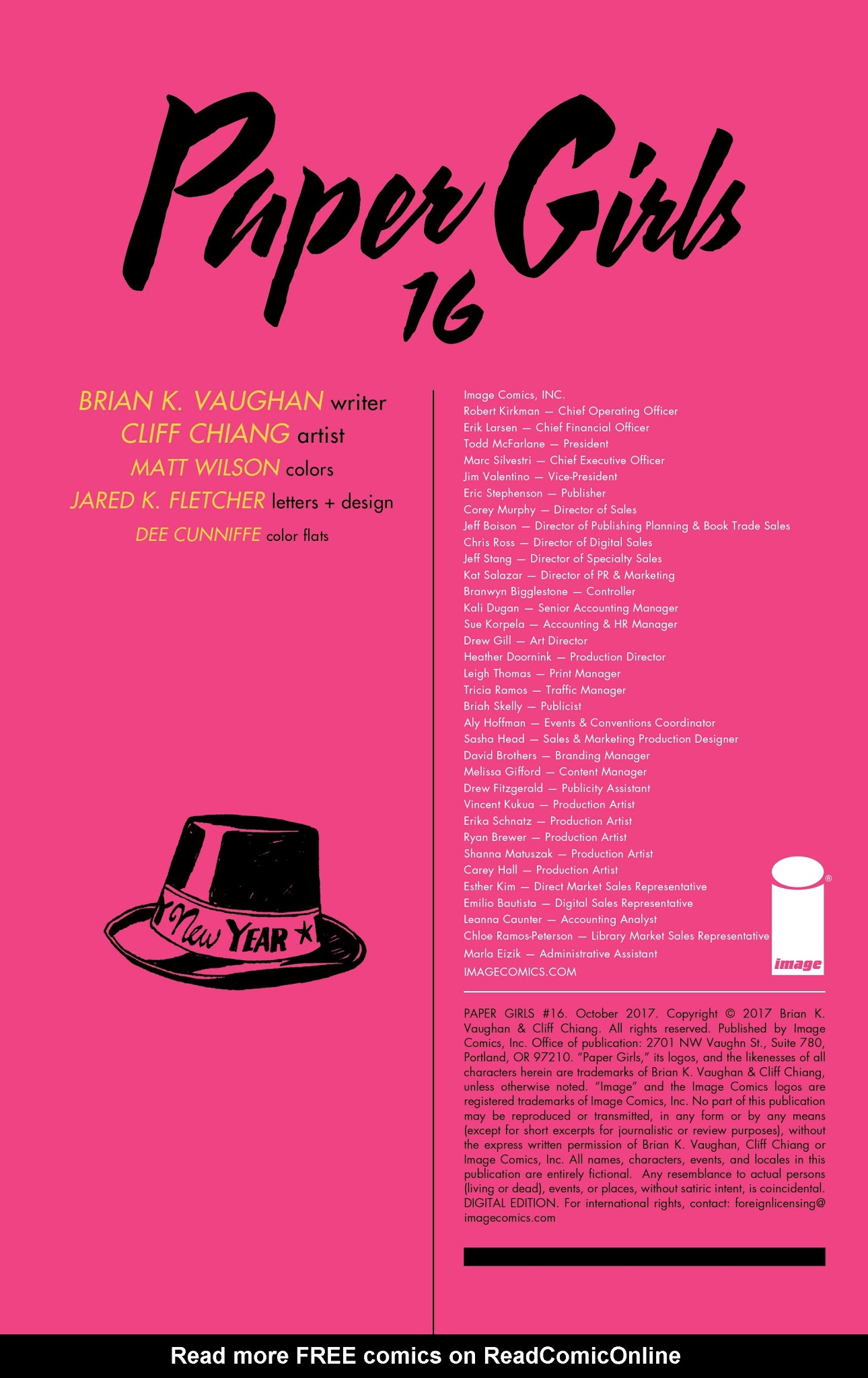 Read online Paper Girls comic -  Issue #16 - 3