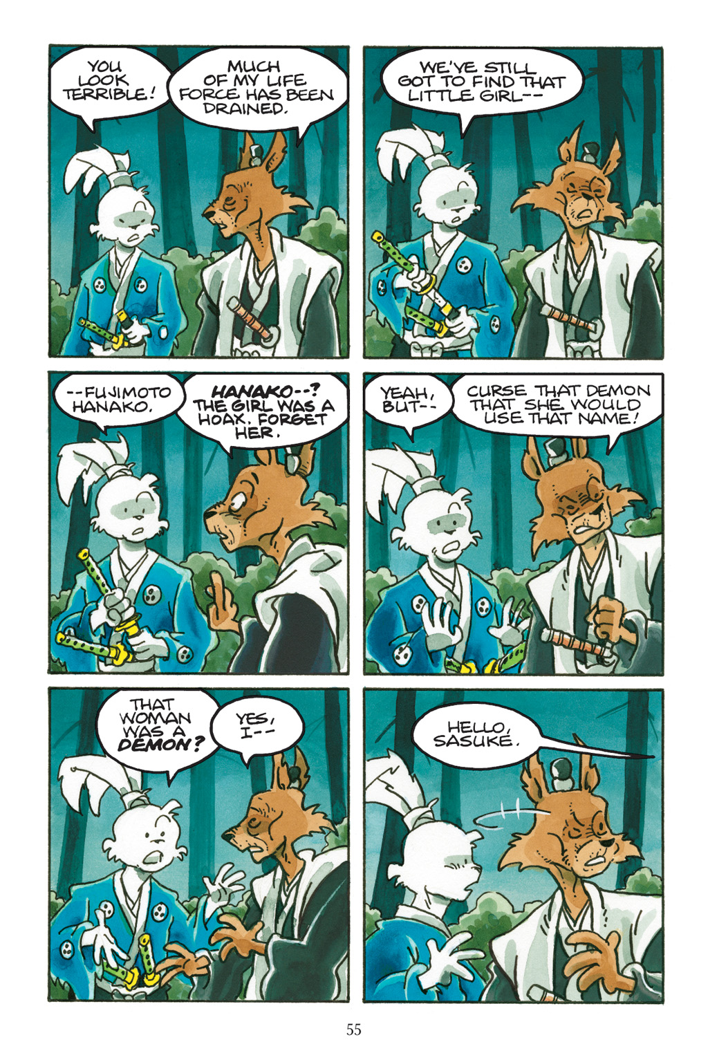 Read online Usagi Yojimbo: Yokai comic -  Issue # Full - 52