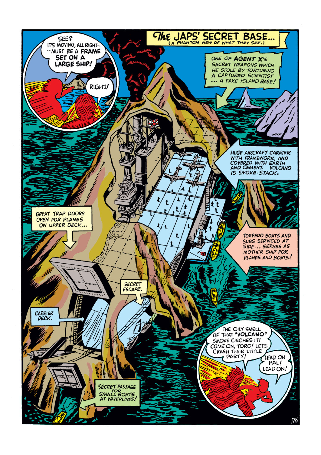 Read online The Human Torch (1940) comic -  Issue #7 - 12