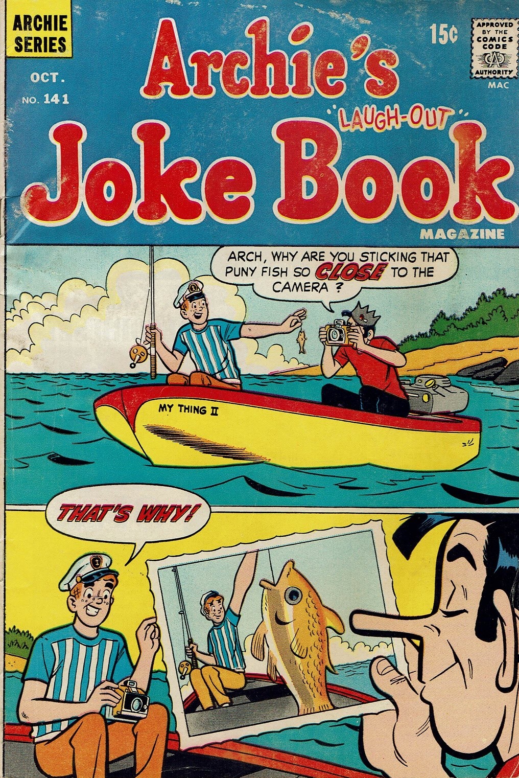 Read online Archie's Joke Book Magazine comic -  Issue #141 - 1