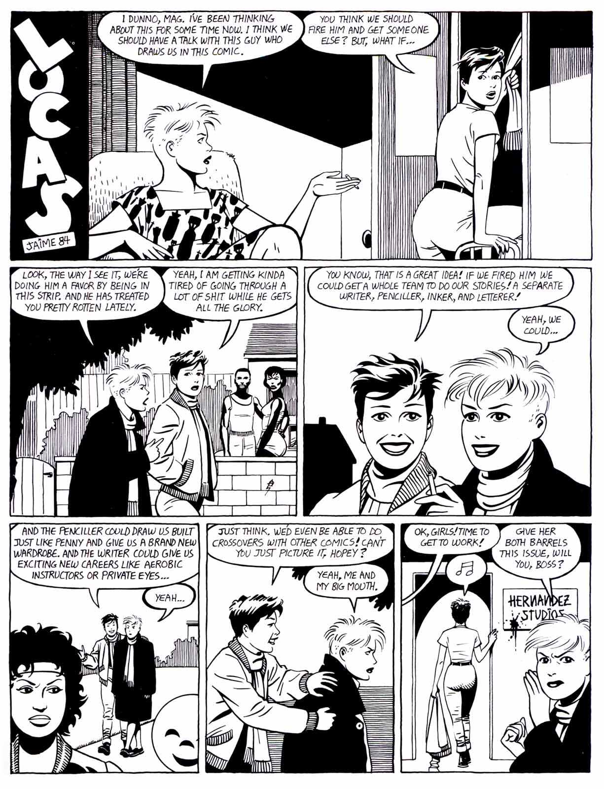 Read online Love and Rockets (1982) comic -  Issue #10 - 2