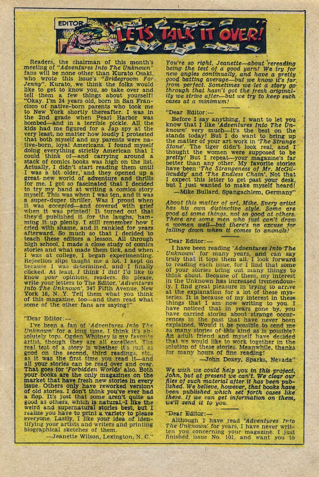 Read online Adventures Into The Unknown comic -  Issue #107 - 17