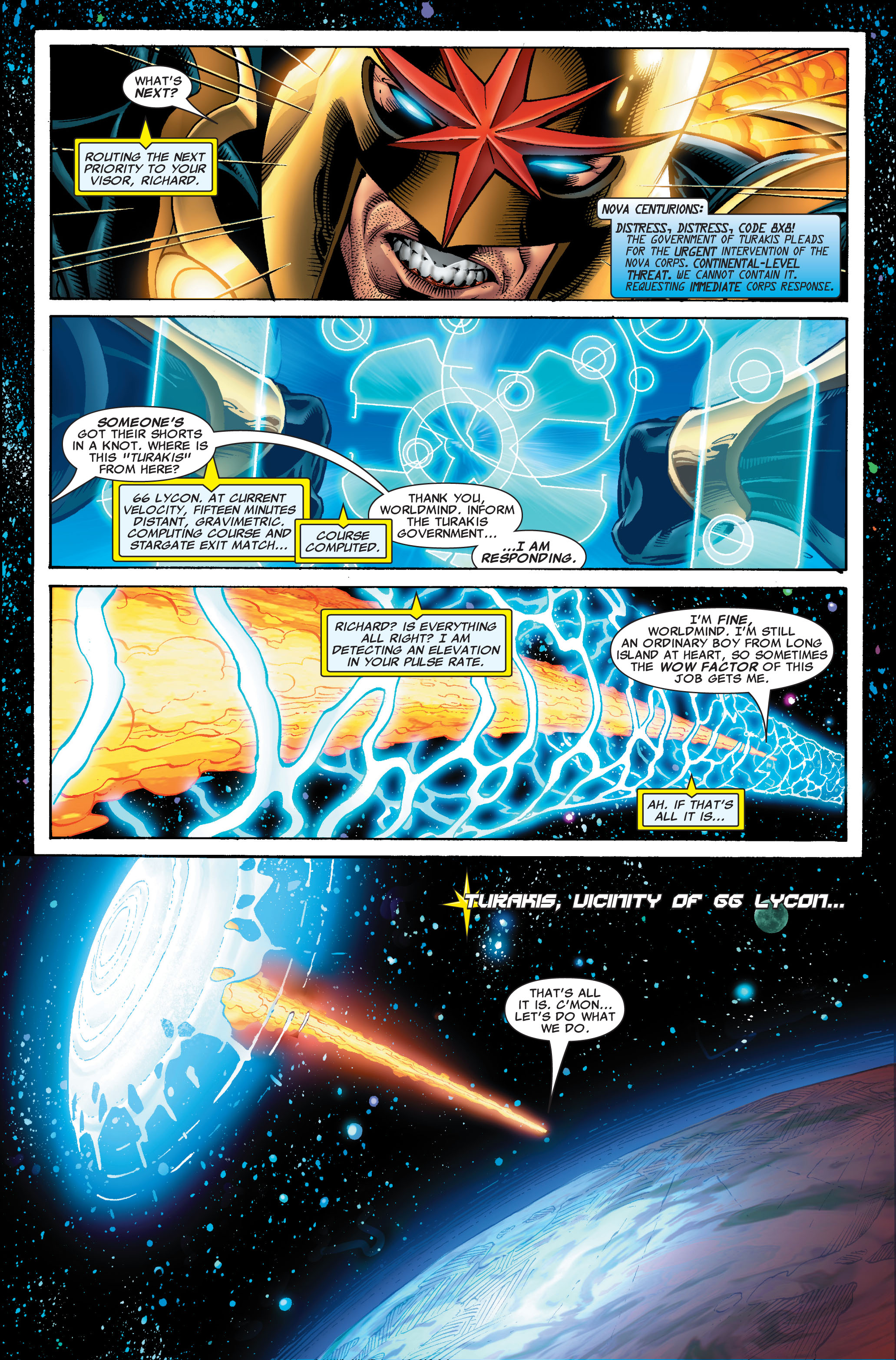 Read online Nova (2007) comic -  Issue # _TPB 1 (Part 1) - 4