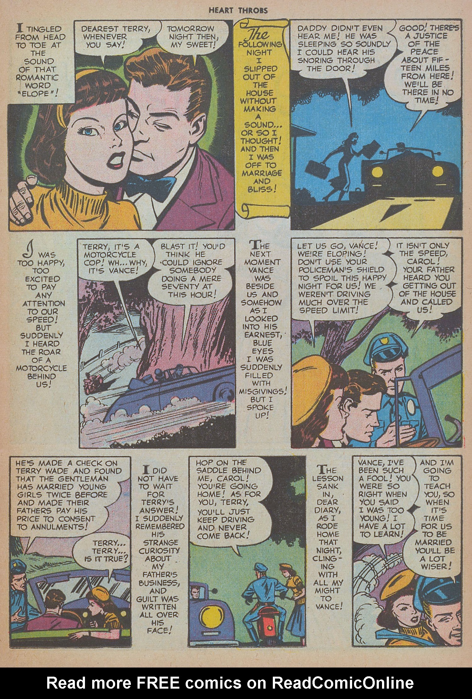 Read online Heart Throbs comic -  Issue #37 - 17