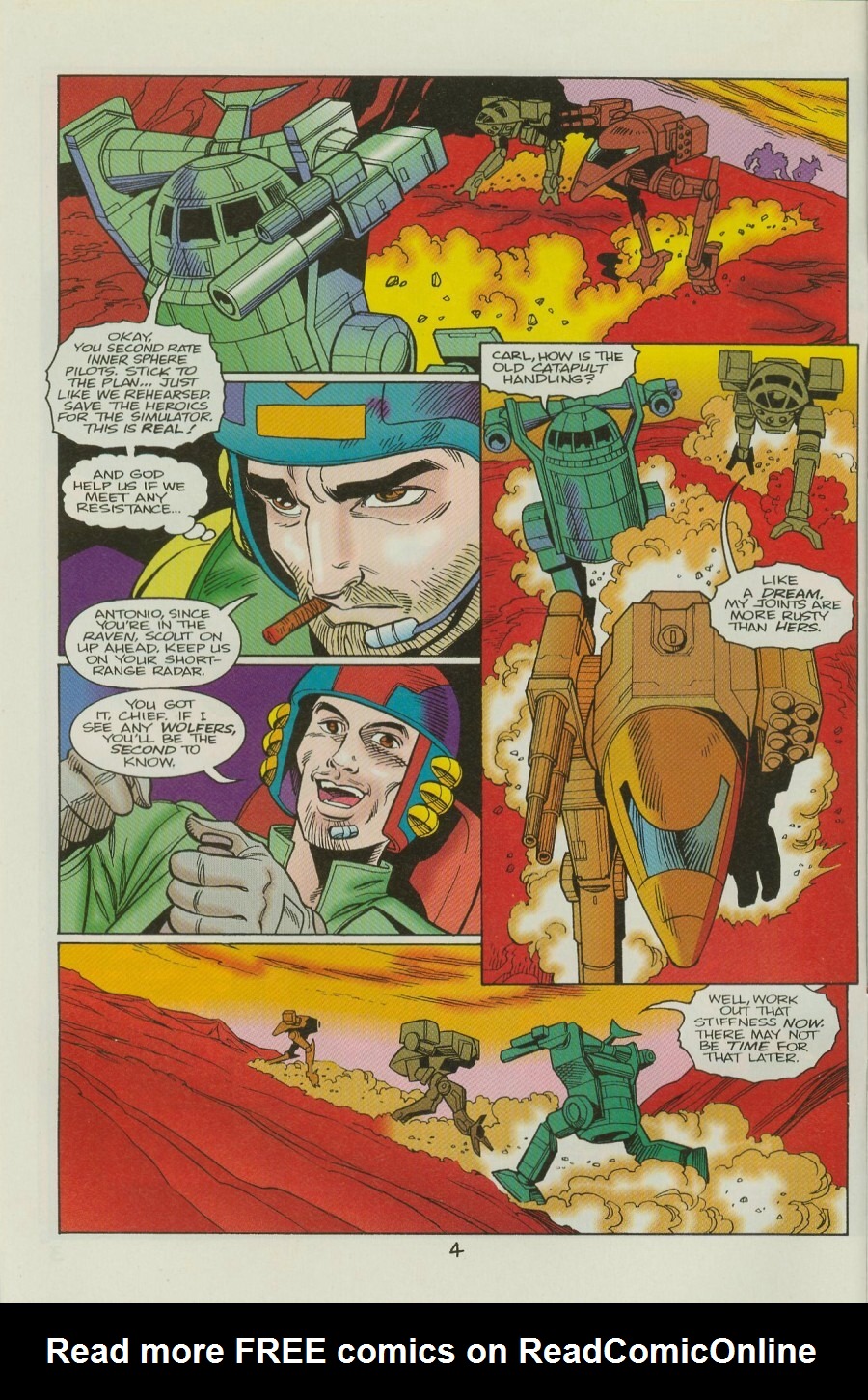 Read online Battletech: Fallout comic -  Issue #3 - 5