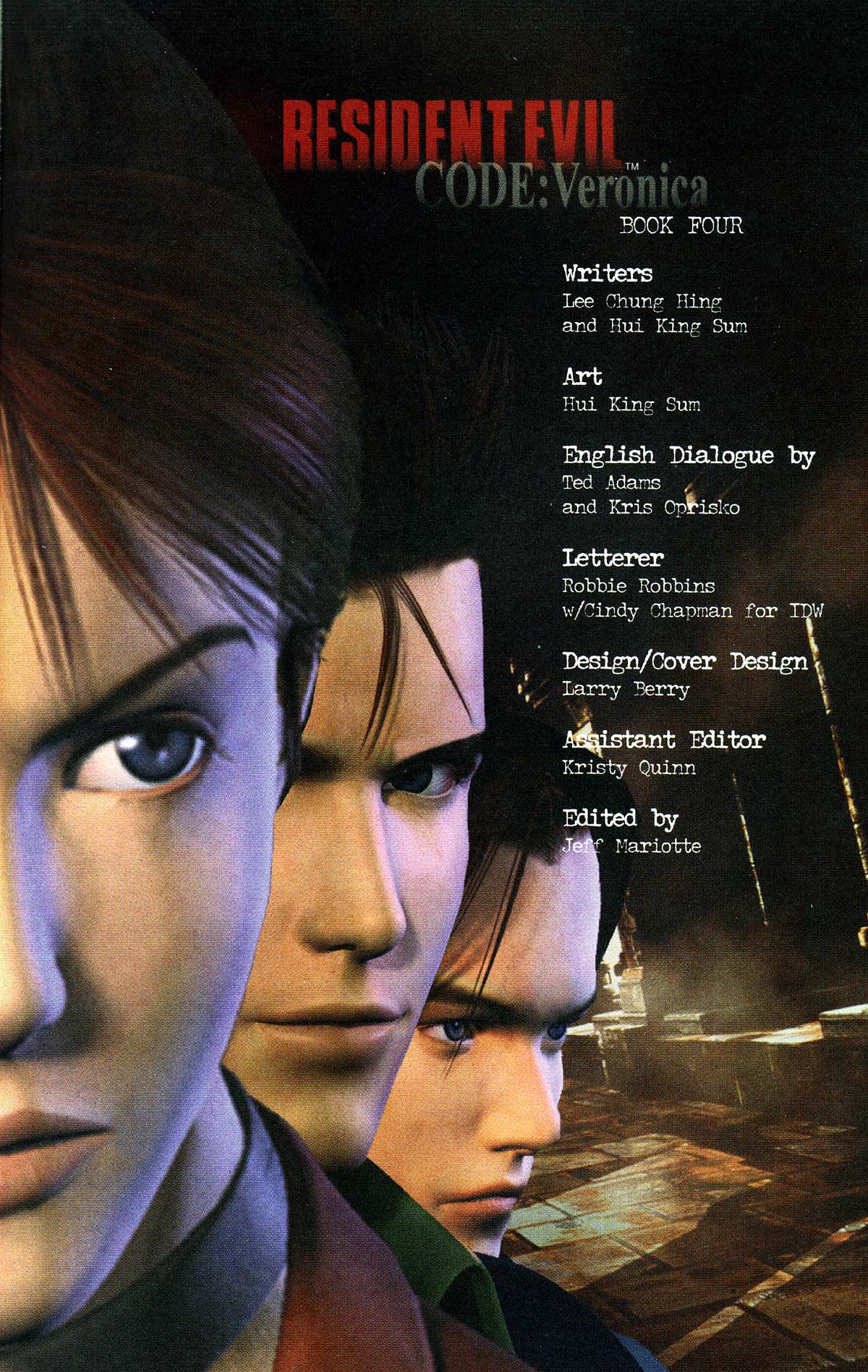 Read online Resident Evil Code: Veronica comic -  Issue #4 - 2