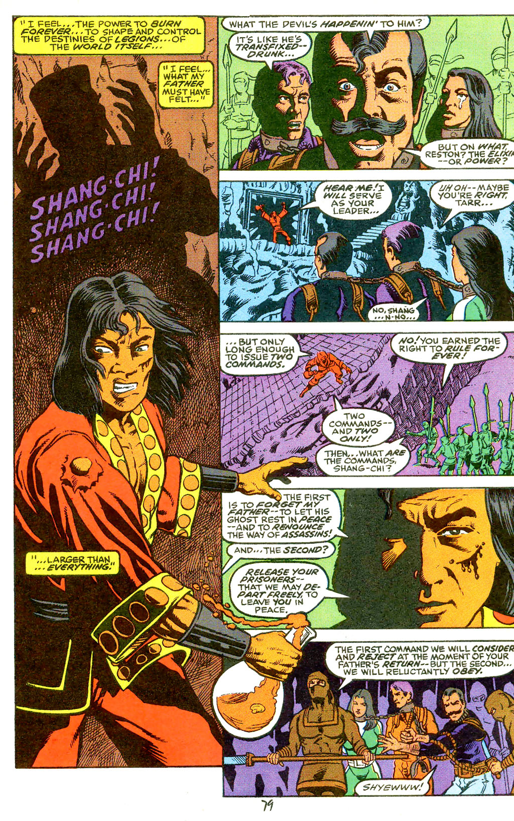 Read online Master of Kung Fu: Bleeding Black comic -  Issue # Full - 80