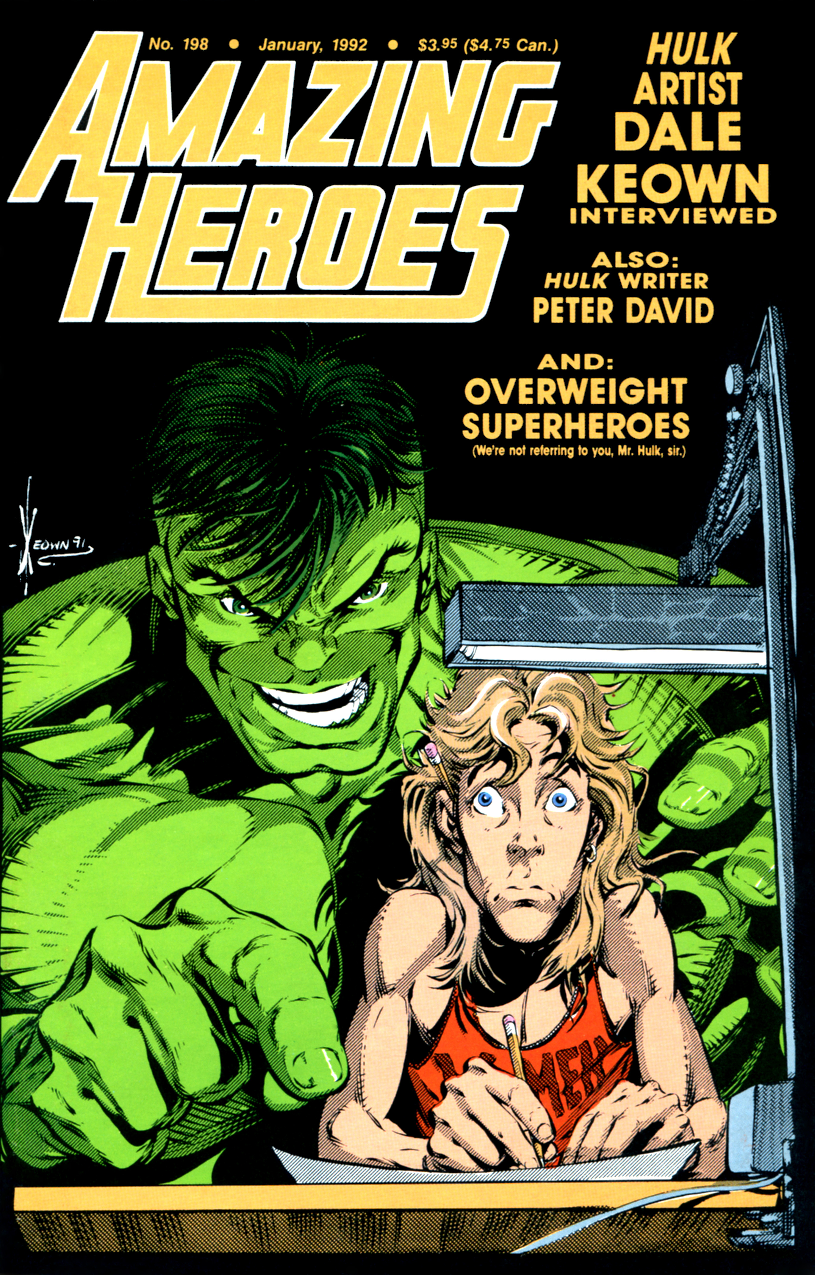 Read online Amazing Heroes comic -  Issue #198 - 1