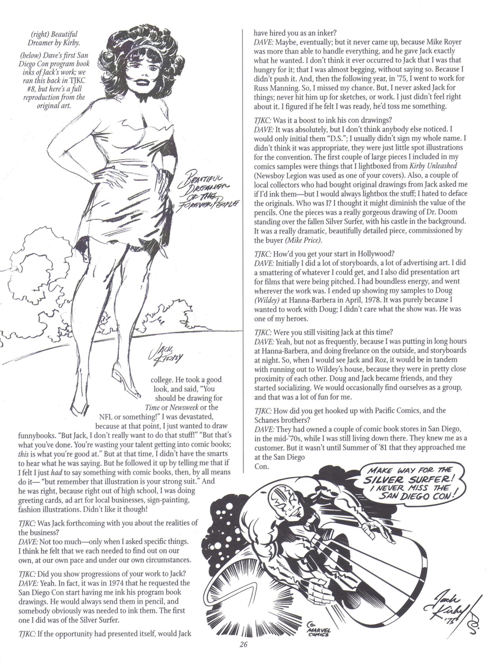 Read online The Jack Kirby Collector comic -  Issue #20 - 26
