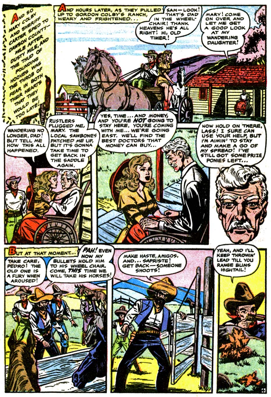 Read online Cowgirl Romances (1950) comic -  Issue #3 - 12