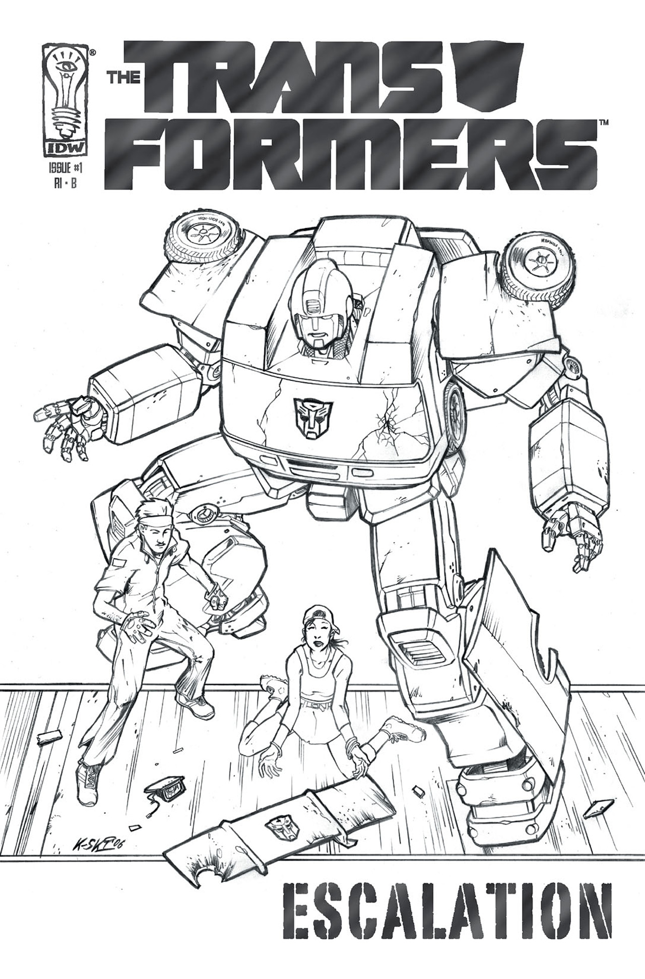 Read online The Transformers: Escalation comic -  Issue #1 - 3