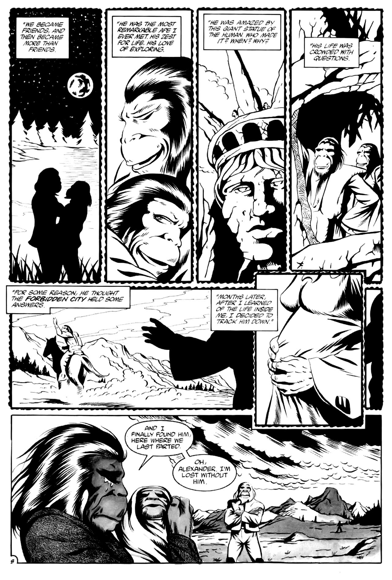 Read online Planet of the Apes (1990) comic -  Issue #3 - 10
