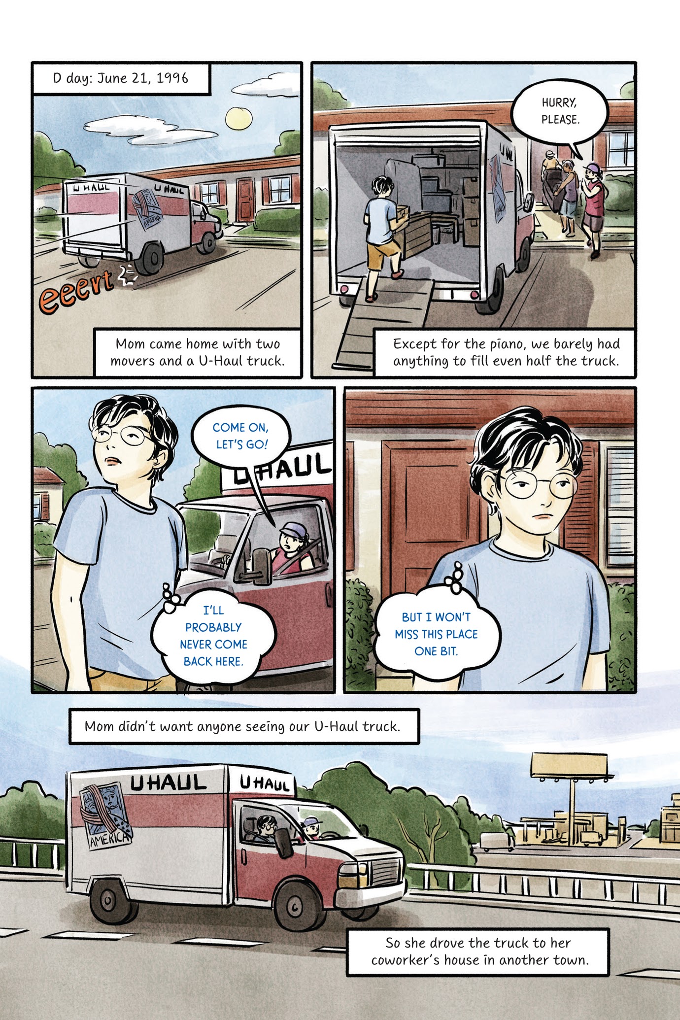 Read online Almost American Girl: An Illustrated Memoir comic -  Issue # TPB (Part 3) - 2