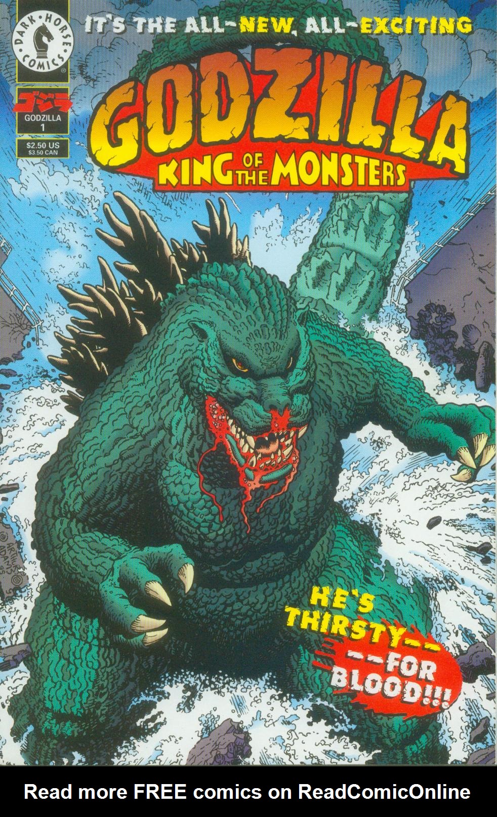 Read online Godzilla (1995) comic -  Issue #1 - 2