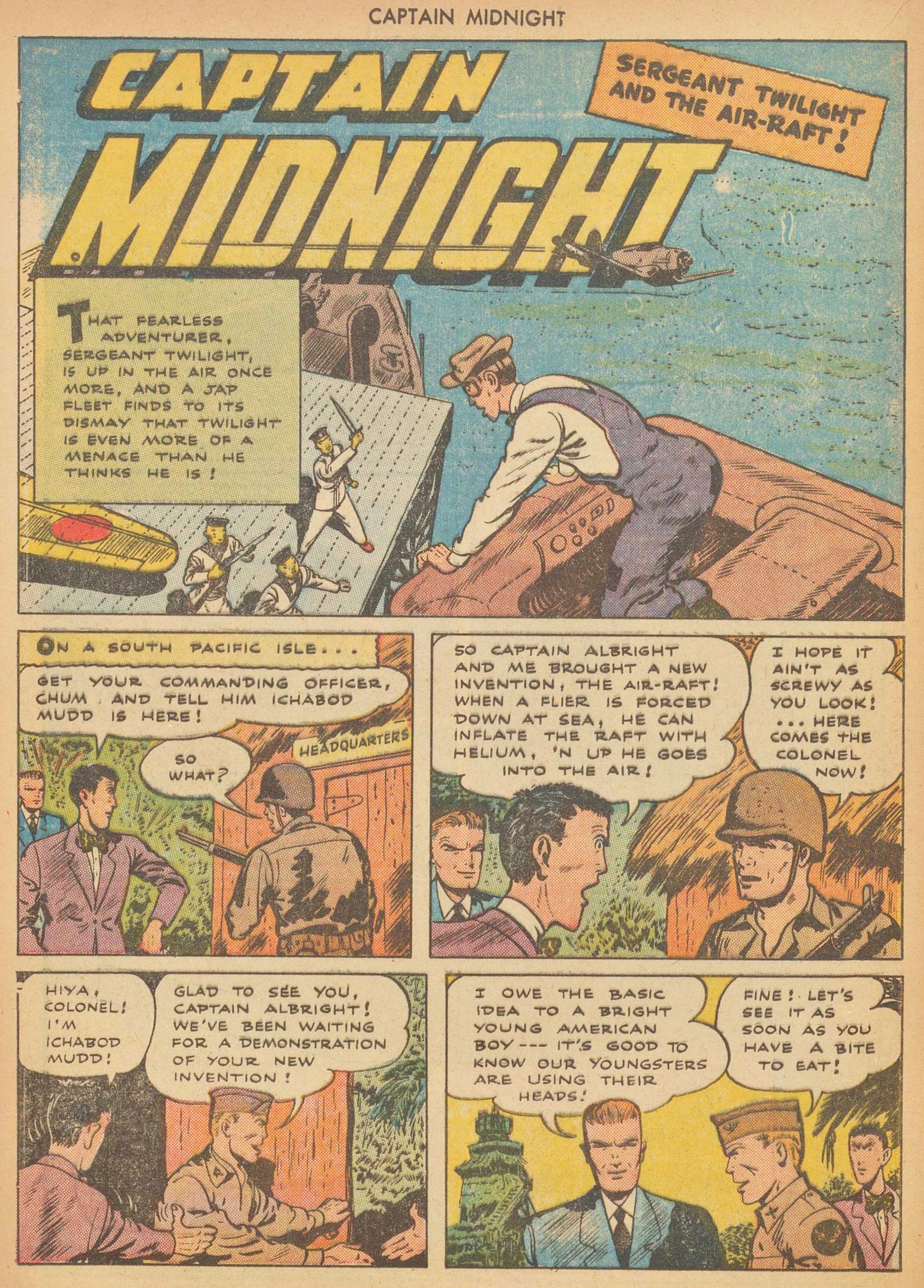 Read online Captain Midnight (1942) comic -  Issue #27 - 16