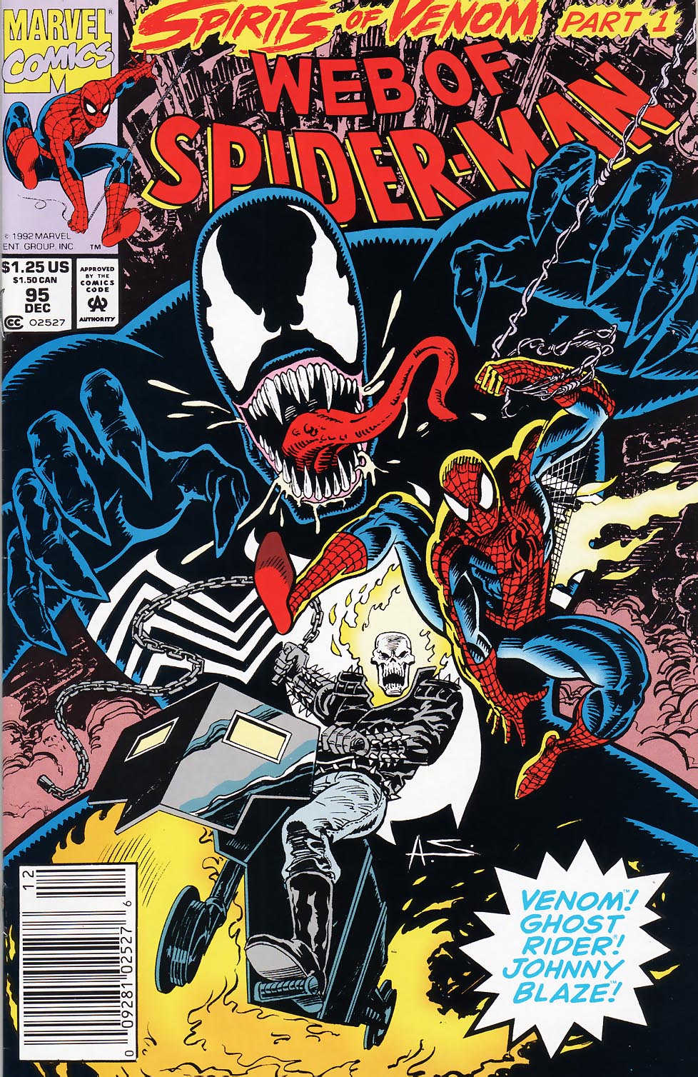 Read online Web of Spider-Man (1985) comic -  Issue #95 - 1