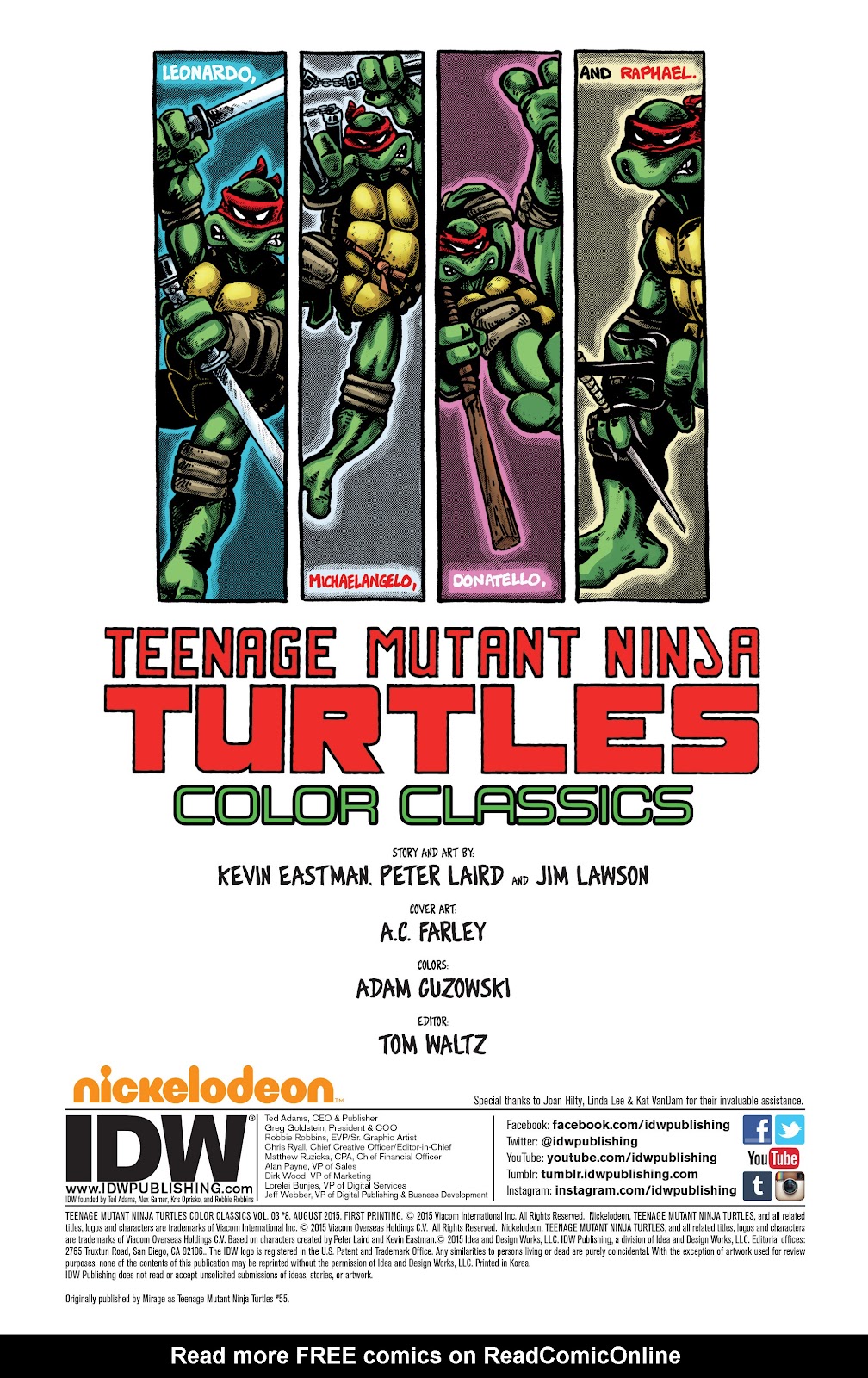Teenage Mutant Ninja Turtles Color Classics (2015) issue 8 - Page 2