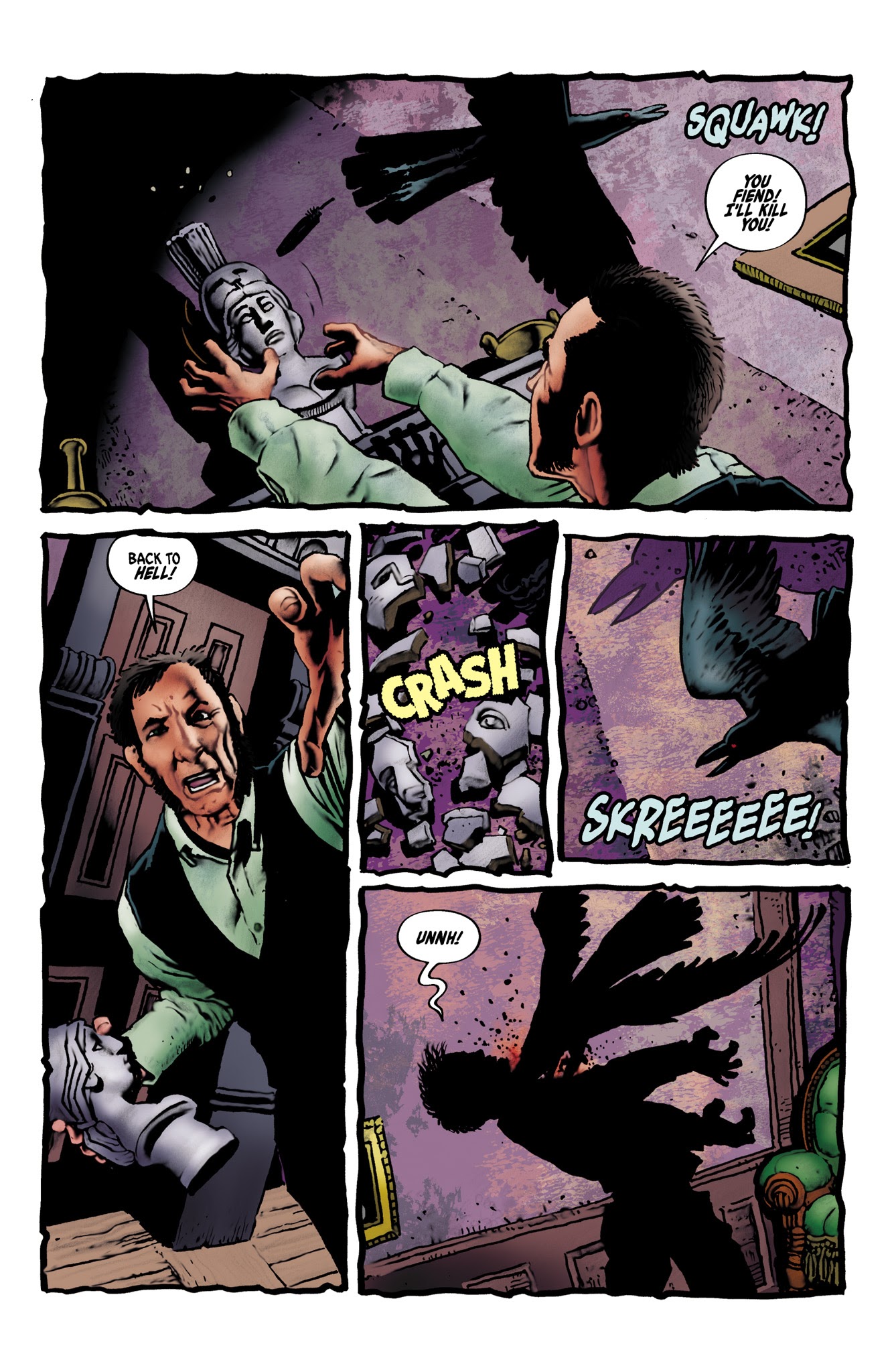 Read online Edgar Allan Poe's The Raven and the Red Death comic -  Issue # Full - 10