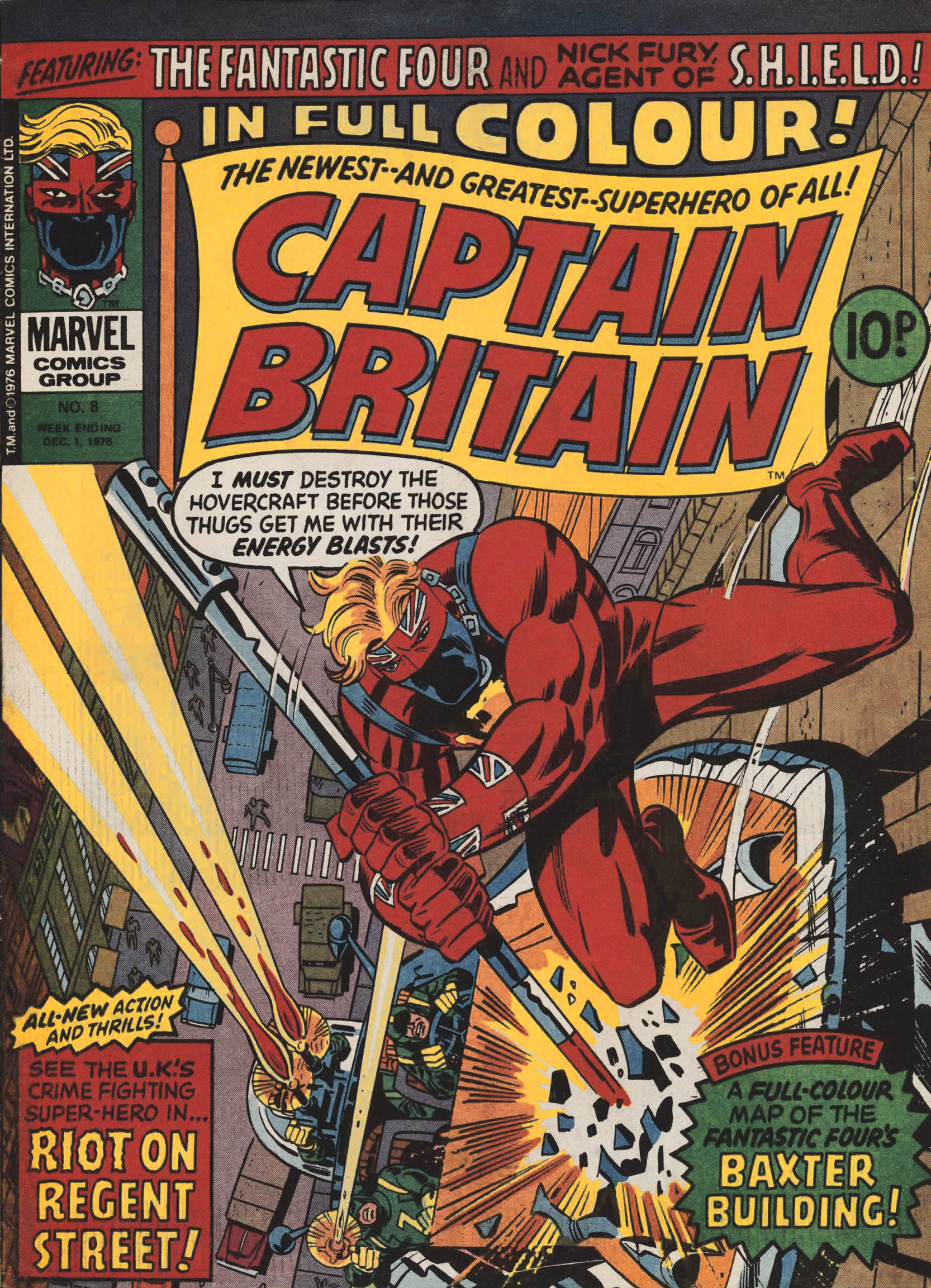 Read online Captain Britain (1976) comic -  Issue #8 - 1
