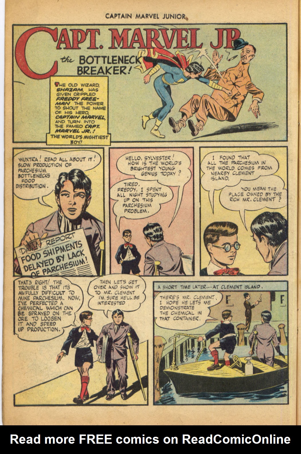 Read online Captain Marvel, Jr. comic -  Issue #49 - 14