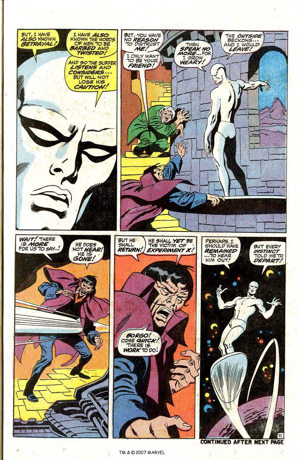 Read online Silver Surfer (1968) comic -  Issue #7 - 13