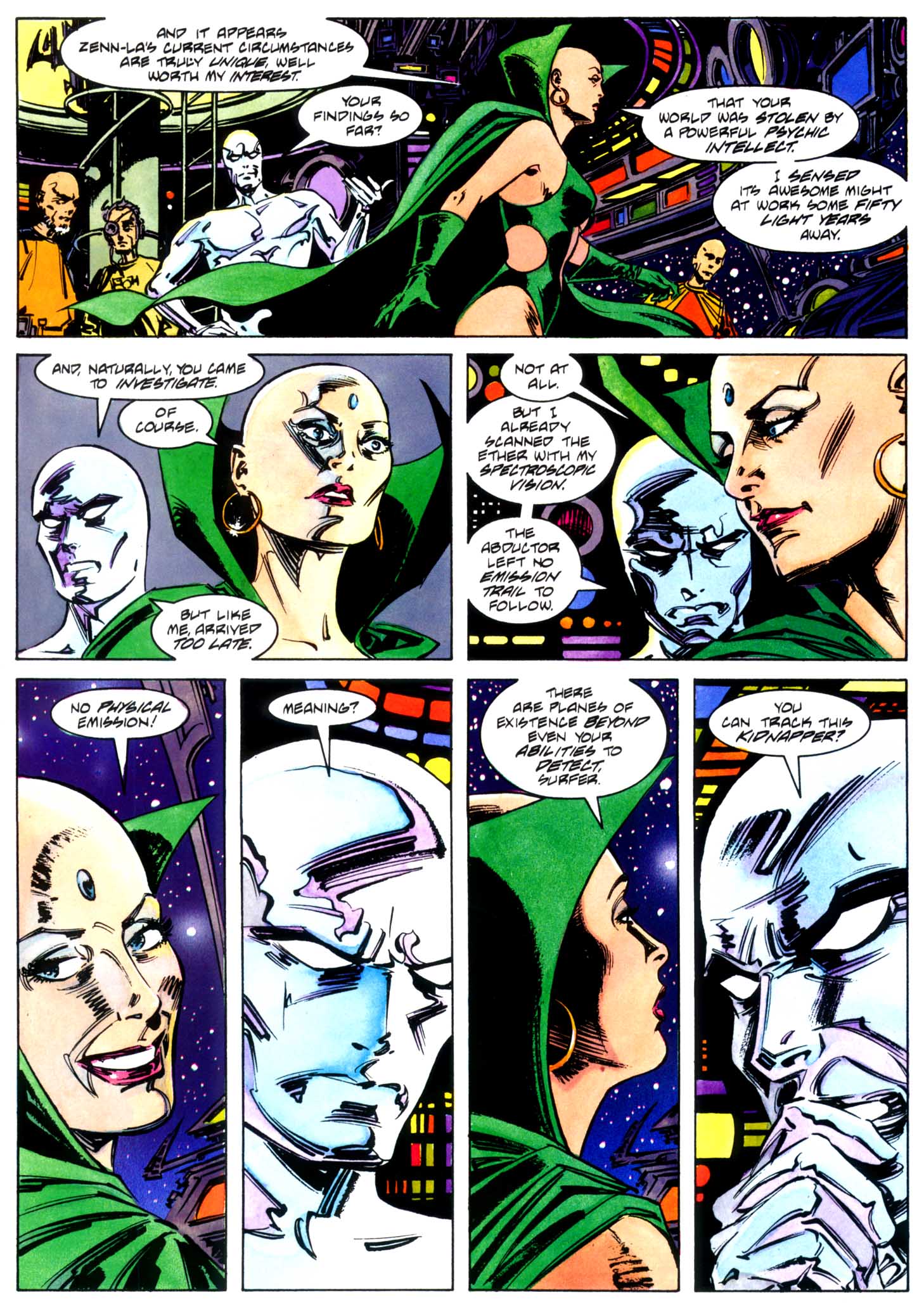 Read online Marvel Graphic Novel comic -  Issue #71 - Silver Surfer - Homecoming - 10