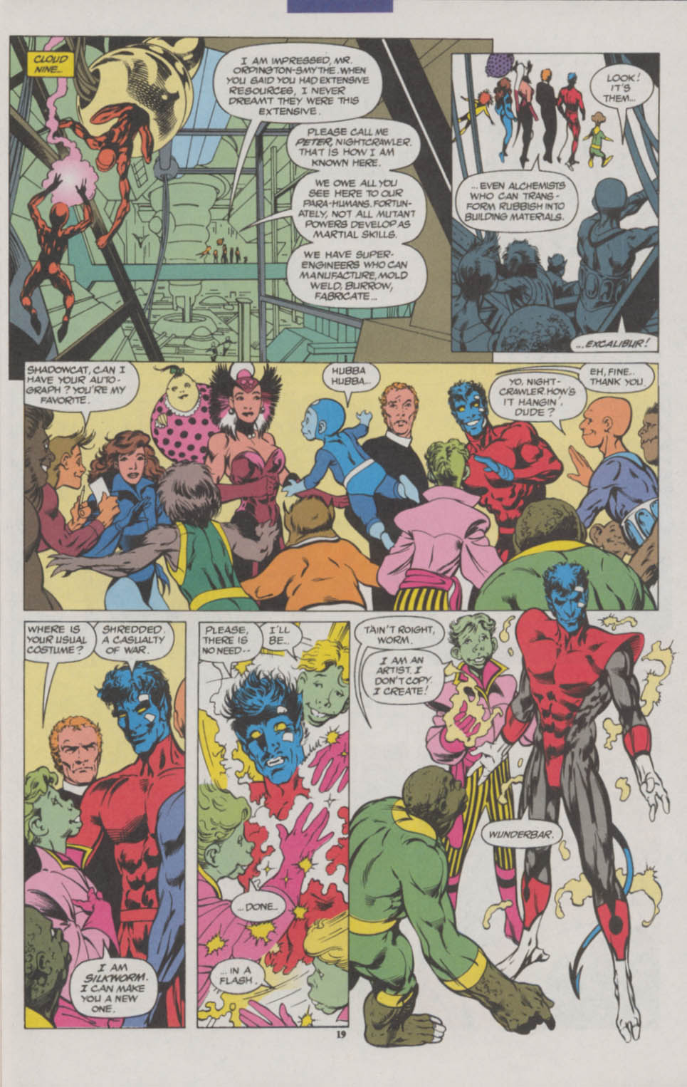 Read online Excalibur (1988) comic -  Issue #63 - 16