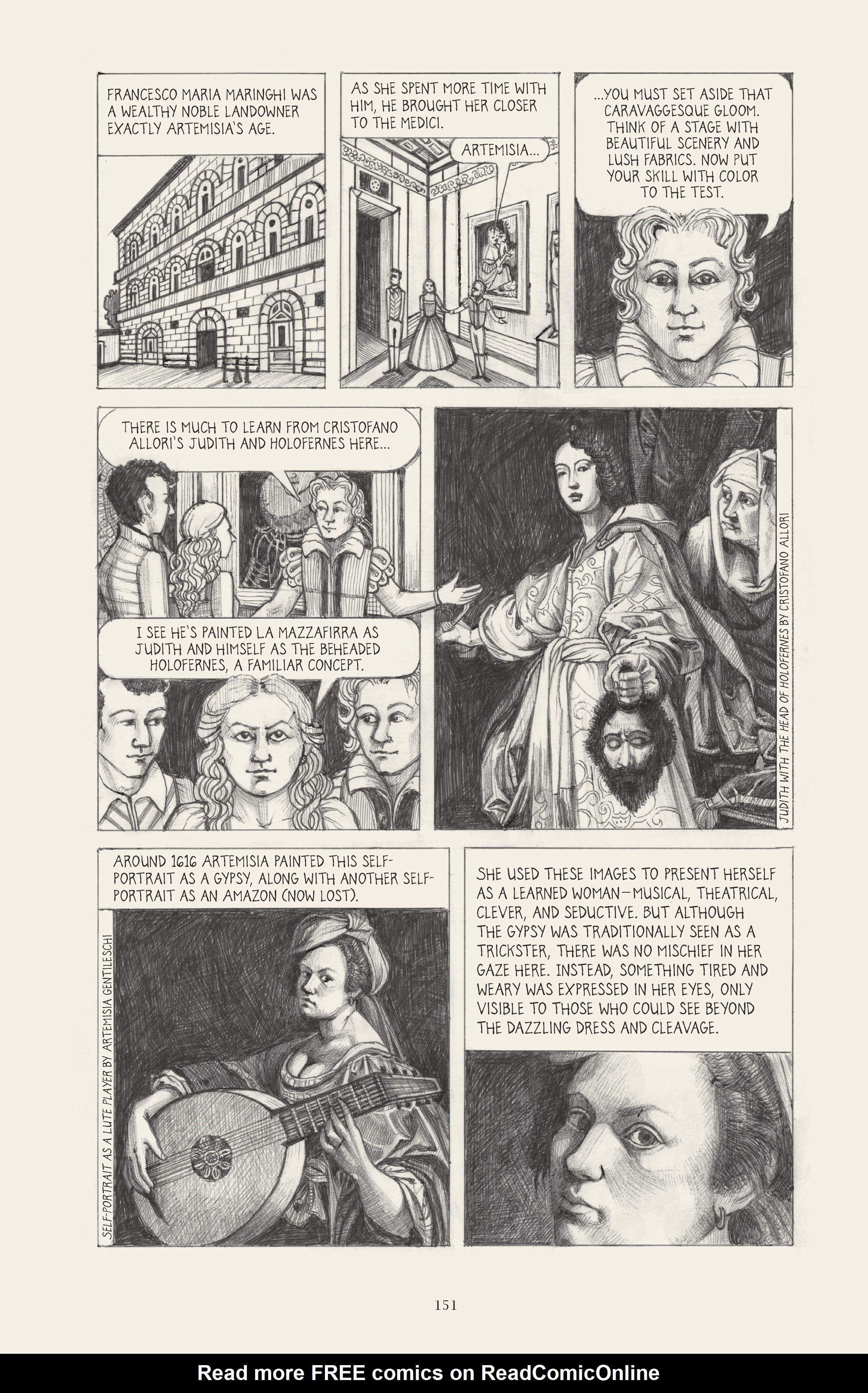 Read online I Know What I Am: The Life and Times of Artemisia Gentileschi comic -  Issue # TPB (Part 2) - 58