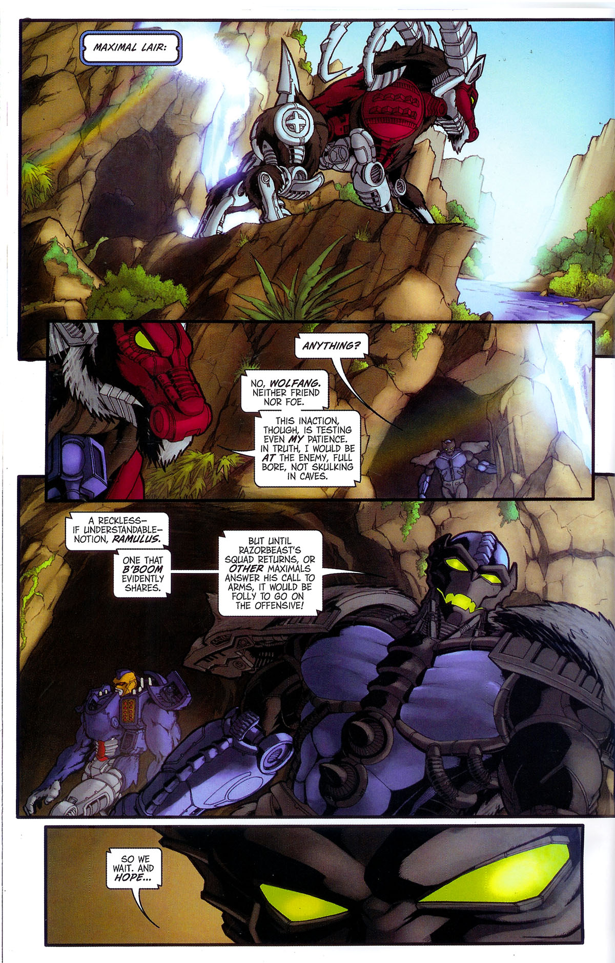 Read online Transformers, Beast Wars The Gathering comic Issue 3