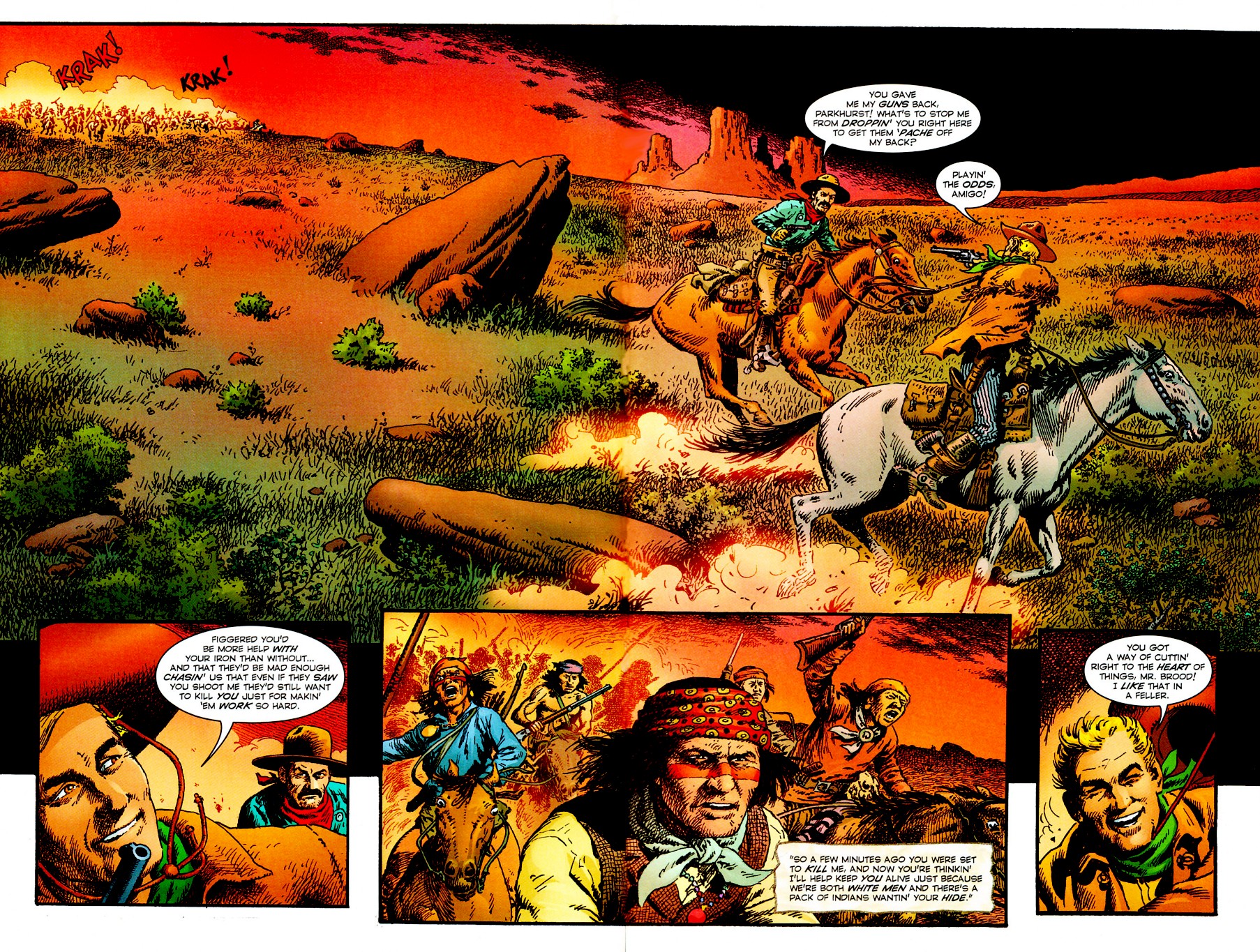 Read online Desperadoes: Quiet Of The Grave comic -  Issue #4 - 3