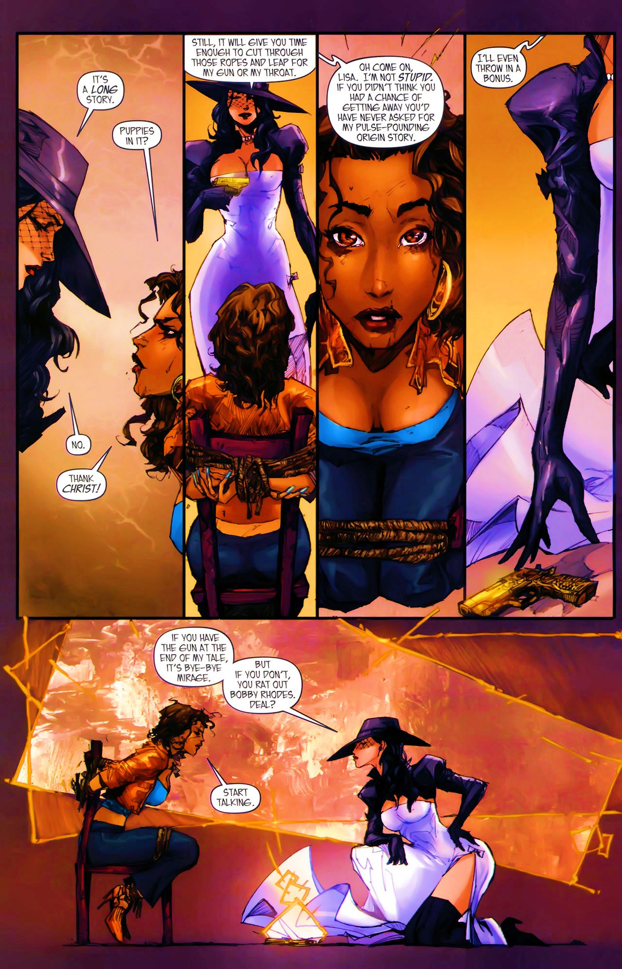 Read online Madame Mirage comic -  Issue #3 - 8