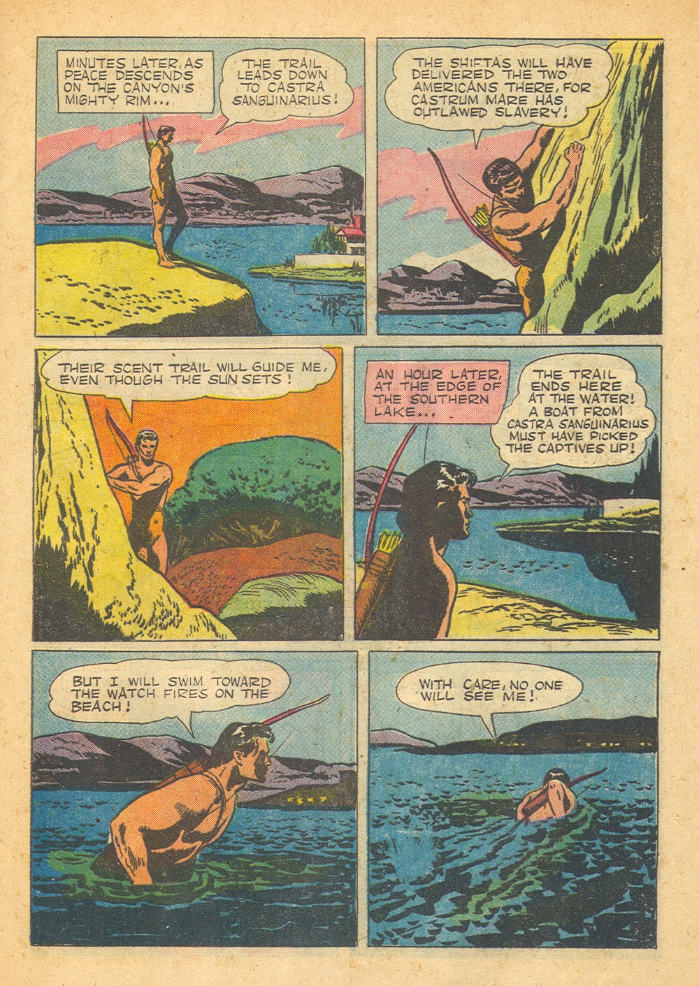 Read online Tarzan (1948) comic -  Issue #57 - 37