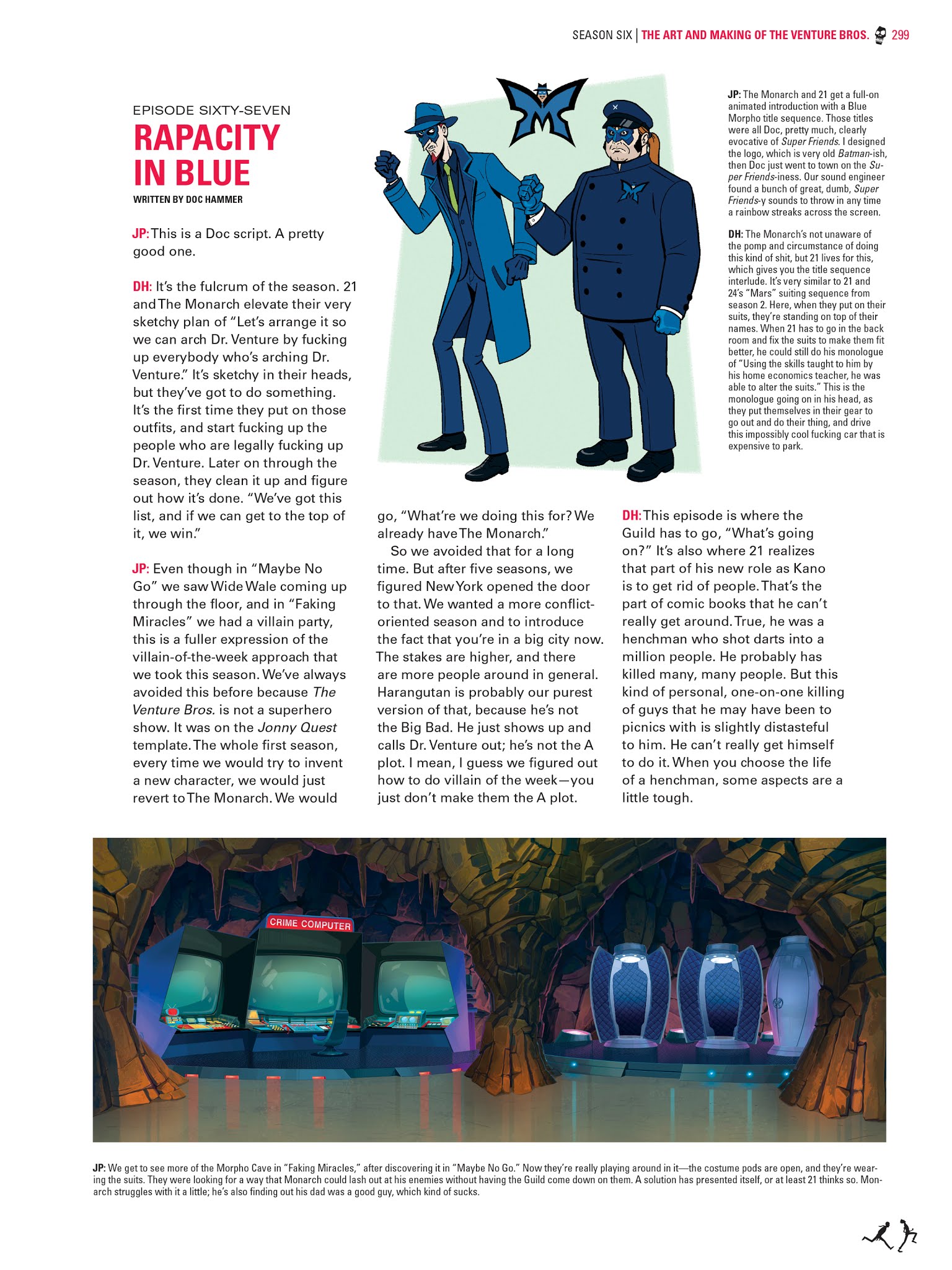 Read online Go Team Venture!: The Art and Making of The Venture Bros. comic -  Issue # TPB (Part 3) - 98