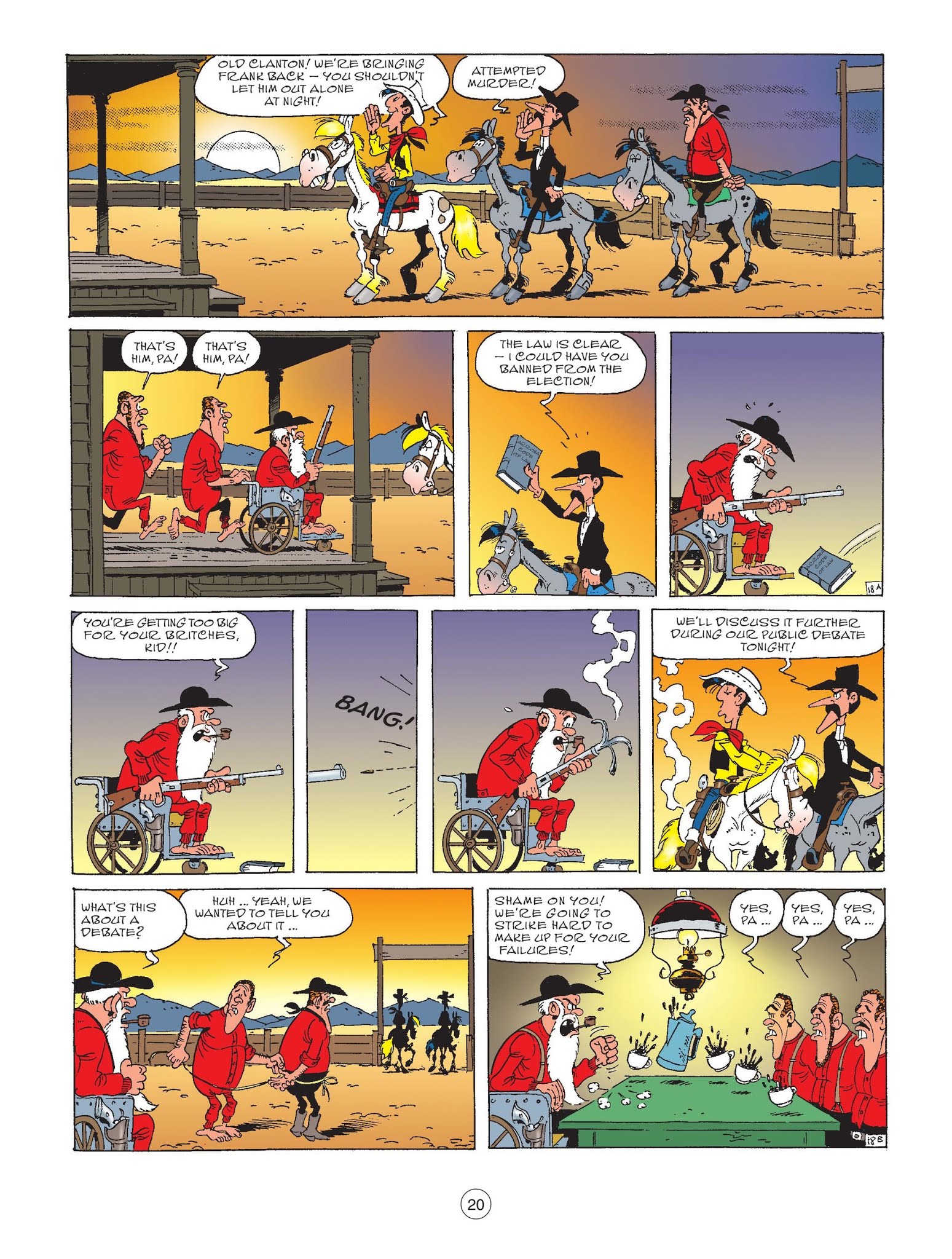Read online A Lucky Luke Adventure comic -  Issue #70 - 22