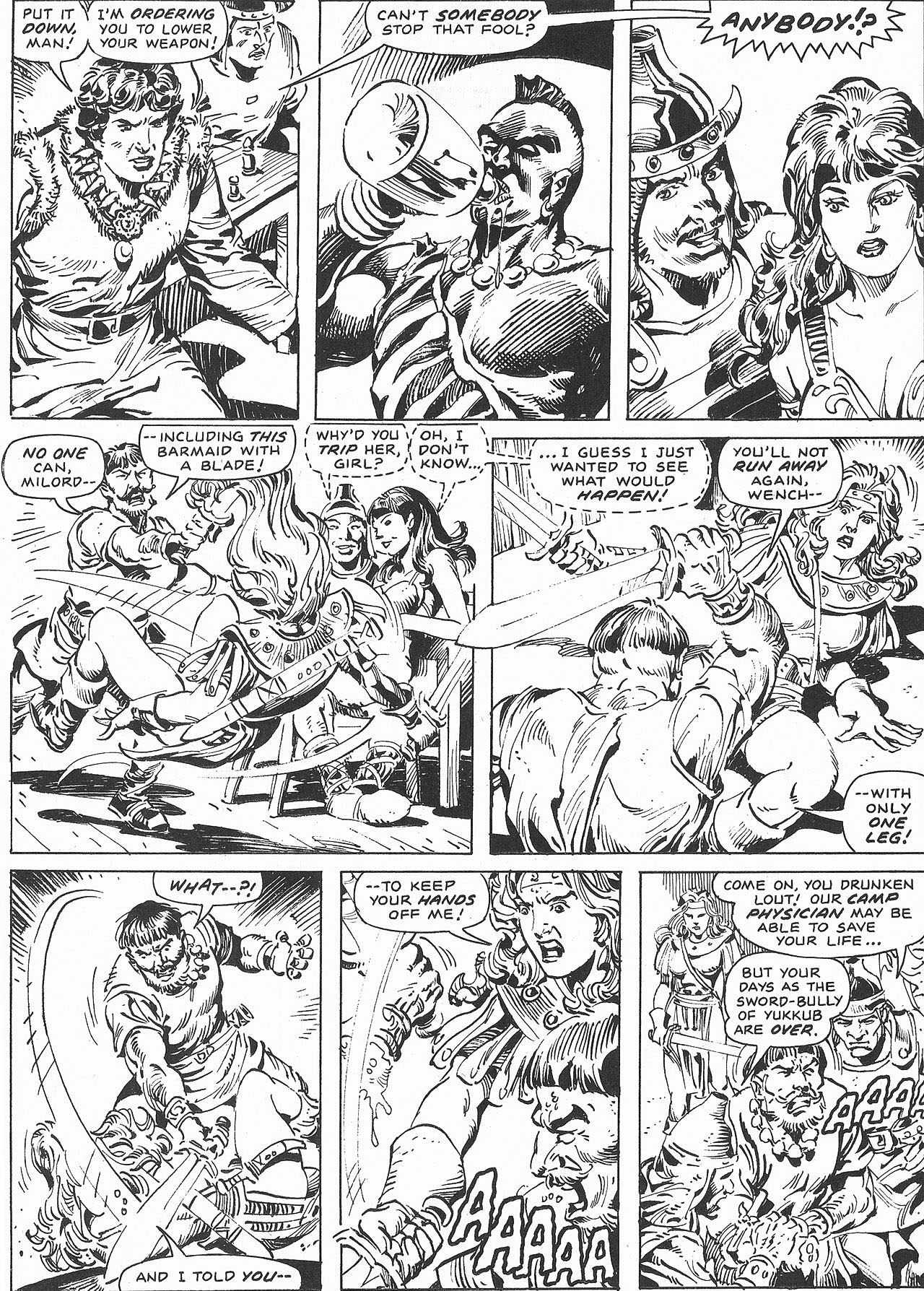 Read online The Savage Sword Of Conan comic -  Issue #207 - 59